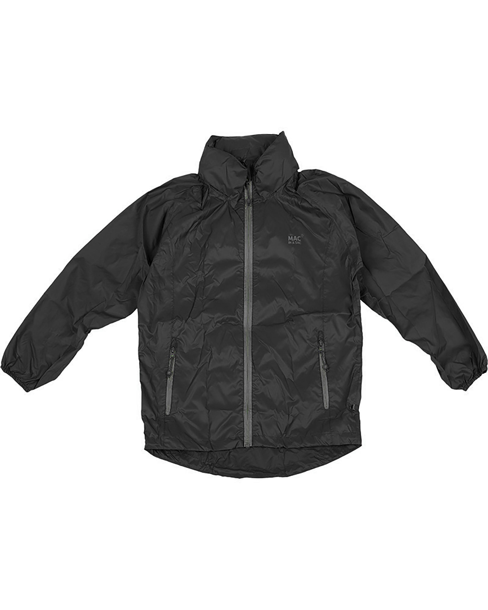 Target Dry Mac in a Sac MINI Packable Waterproof Jacket - Jet Black 5-7 Years