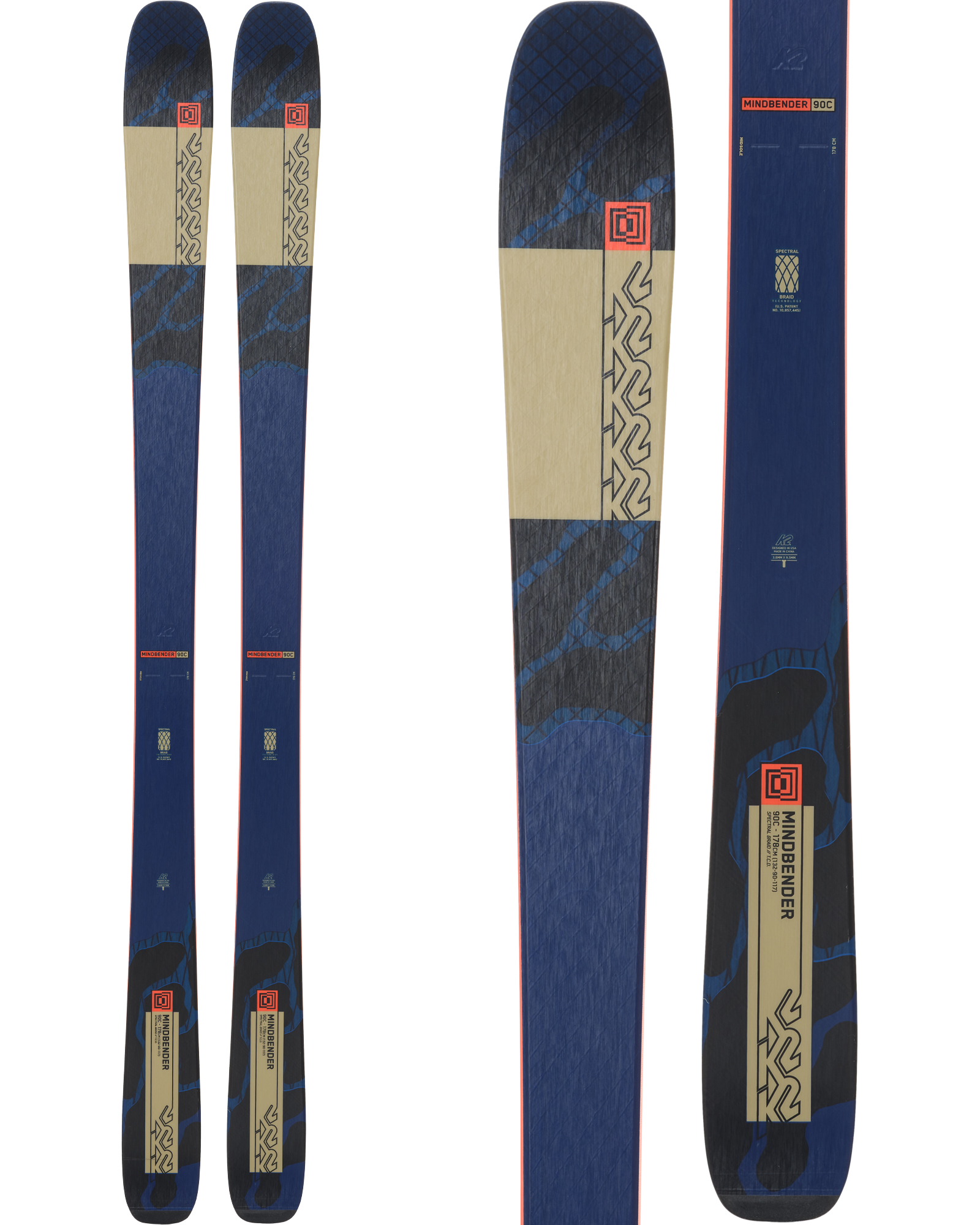 K2 Mindbender 90 C Skis 2024 178cm