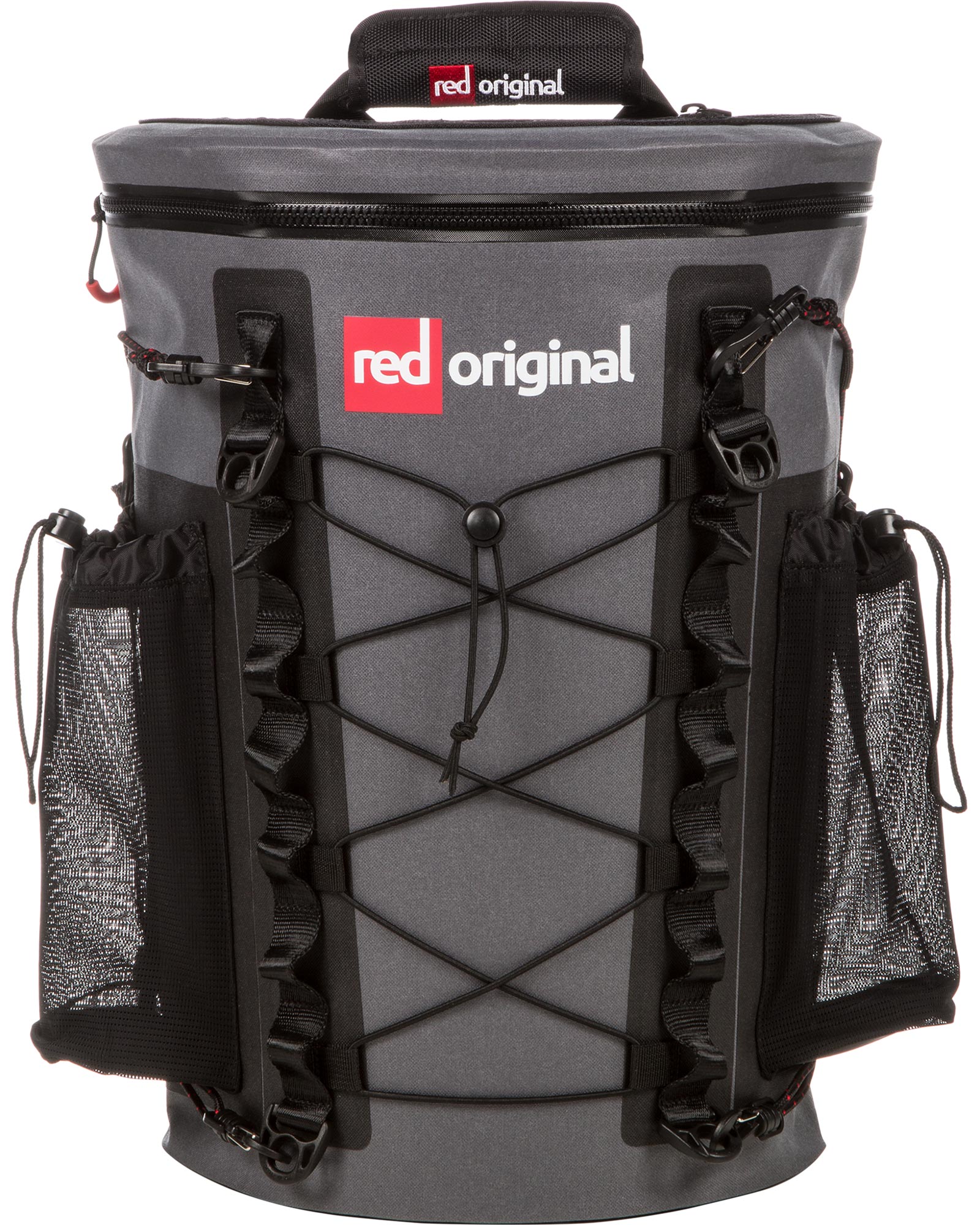 Red Waterproof Stand Up Paddleboard Deck Bag 22L - Grey