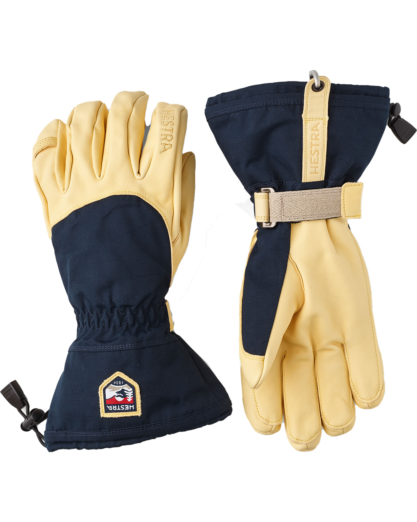 Hestra Narvik Ecocuir Men’s Gloves - Navy/Natural Size 10