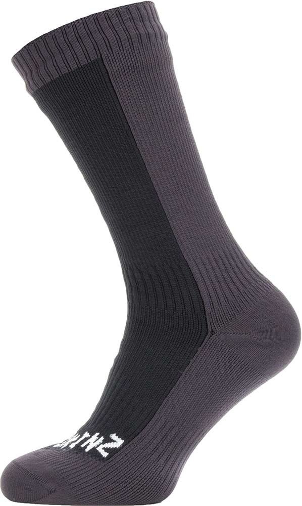 SealSkinz Waterproof Cold Weather Mid Length Socks - black S