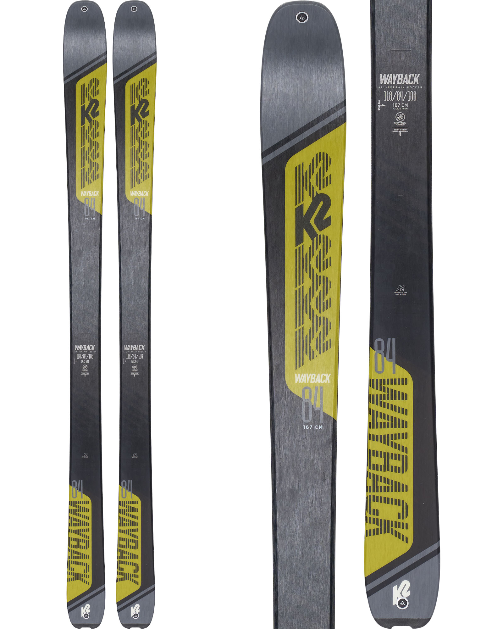 K2 Wayback 84 Skis 2023 153cm
