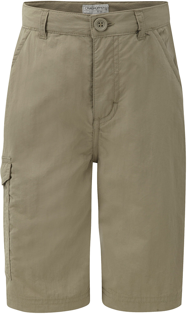Craghoppers NosiLife Kids’ Cargo Shorts - Pebble 7 Years