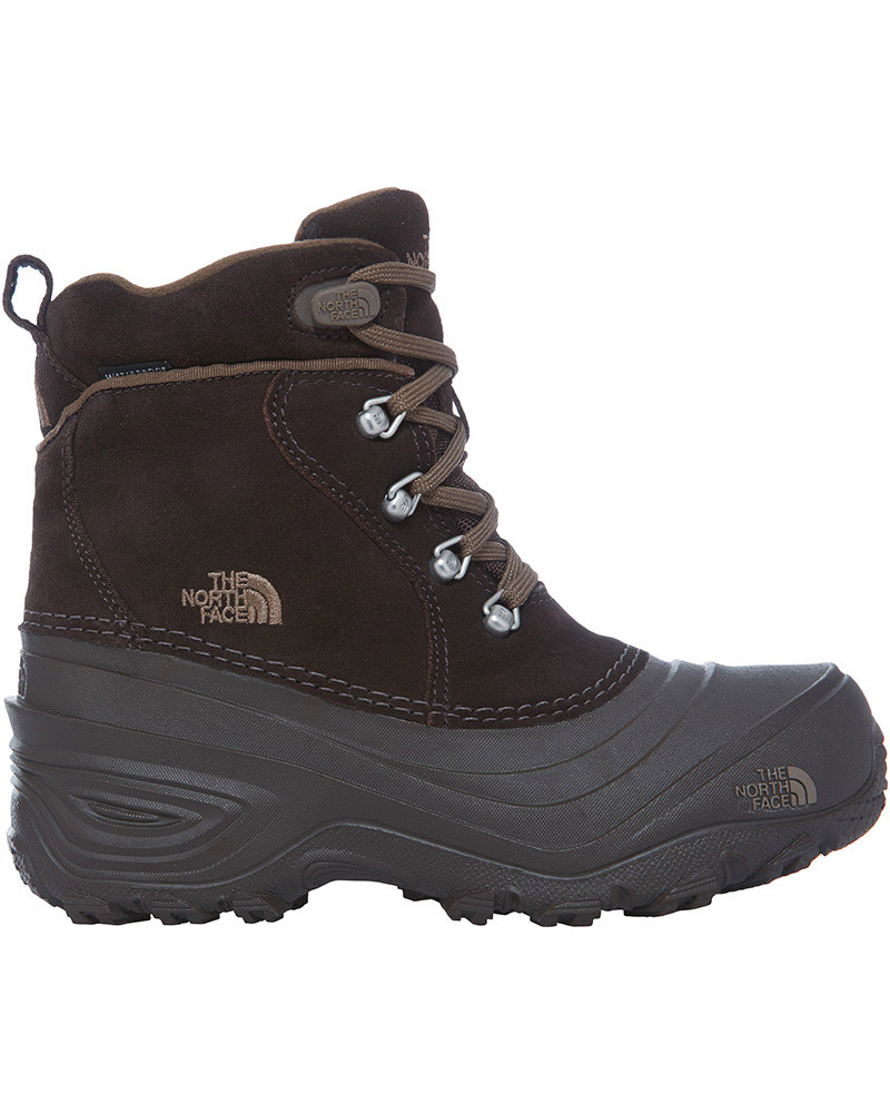 The North Face Chilkat Lace II Kids’ Snow Boots - Demitasse Brown/Cub Brown UK 2