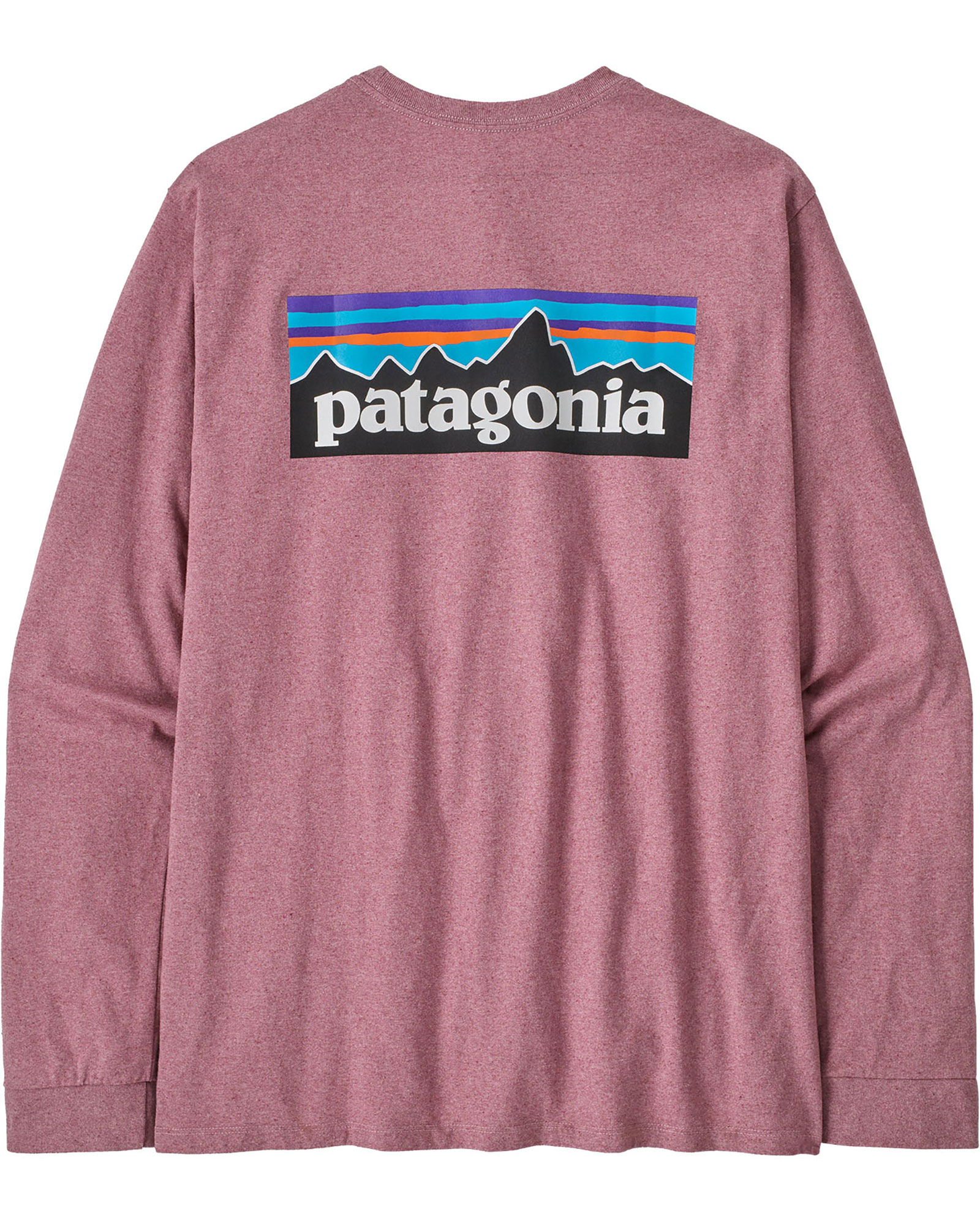 Patagonia P6 Logo Men’s Long Sleeve Responsibili Tee - Evening Mauve S