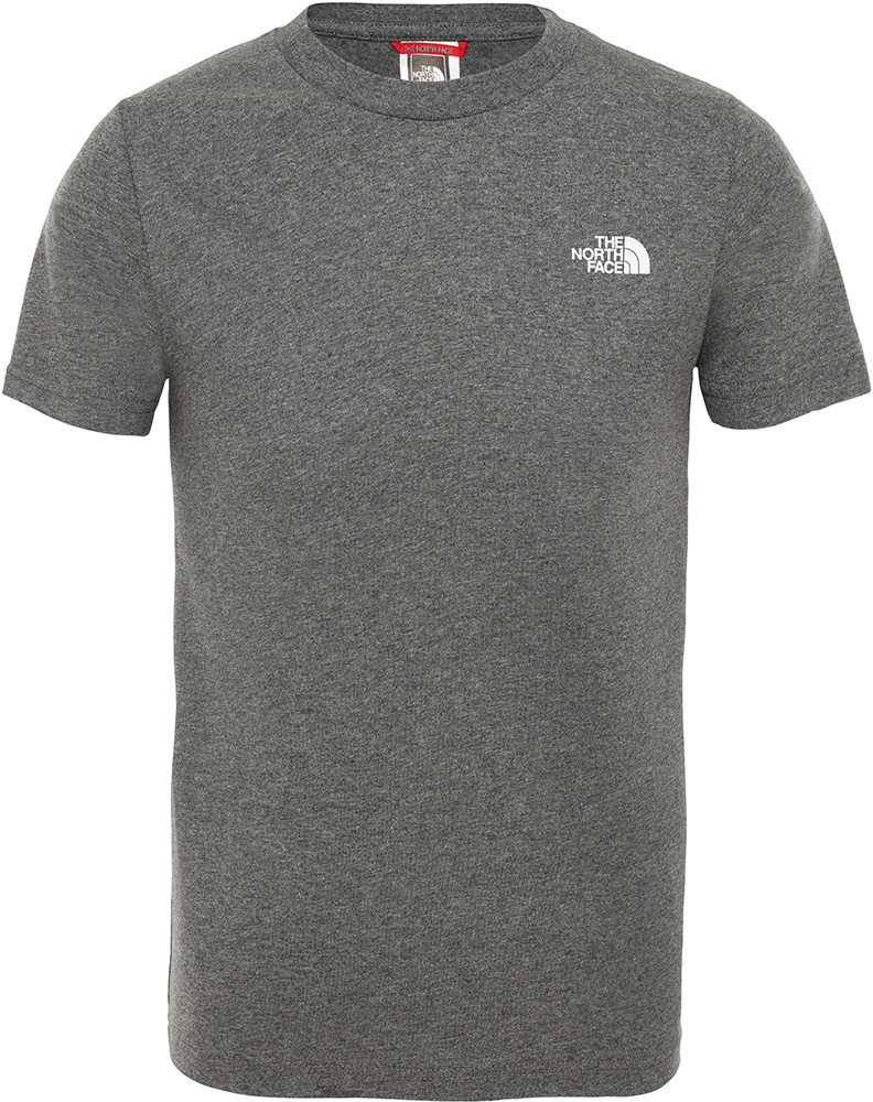 The North Face Simple Dome Kids’ T Shirt - TNF Medium Grey Heather S