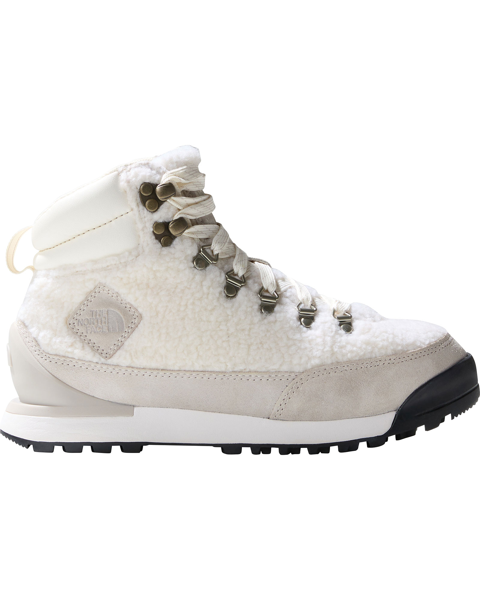 The North Face Back to Berkeley High Pile Women’s Boots - Gardenia White/Silver Grey UK 7