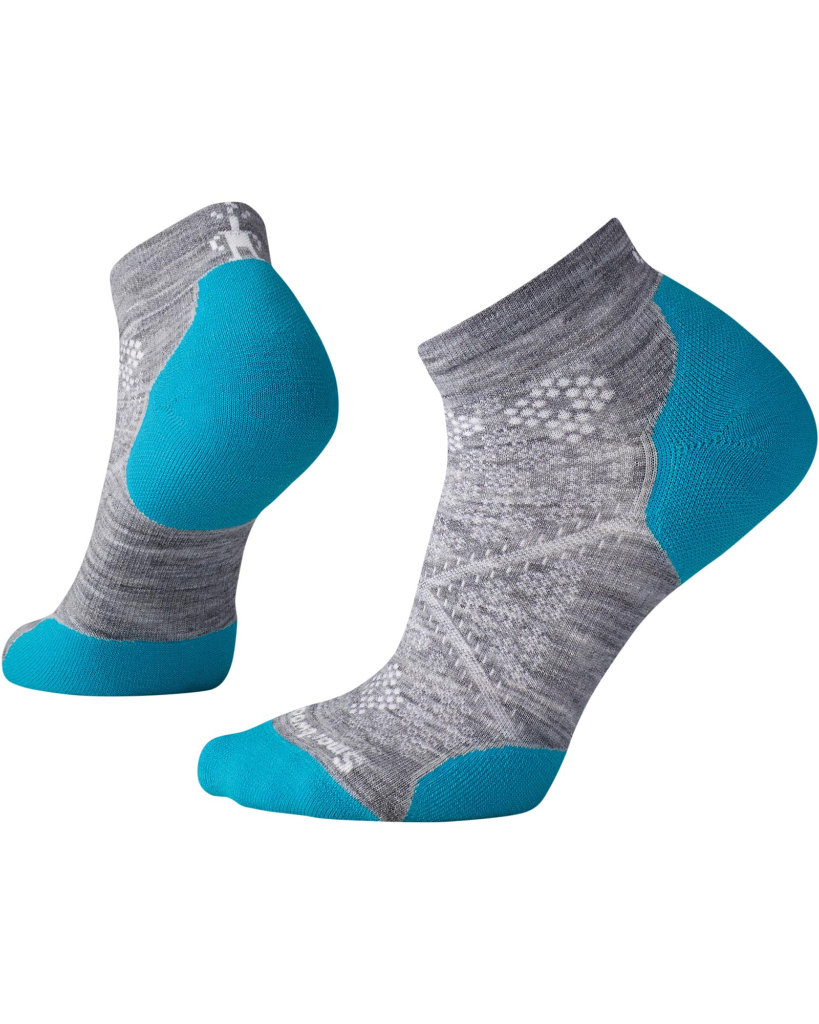 Smartwool Women’s PhD Run Light Elite Low Socks - Light Grey L