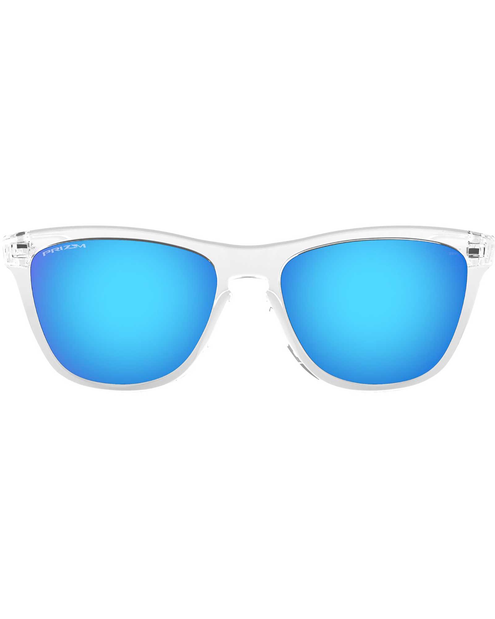 Oakley Frogskins Crystal Clear / Prizm Sapphire Sunglasses