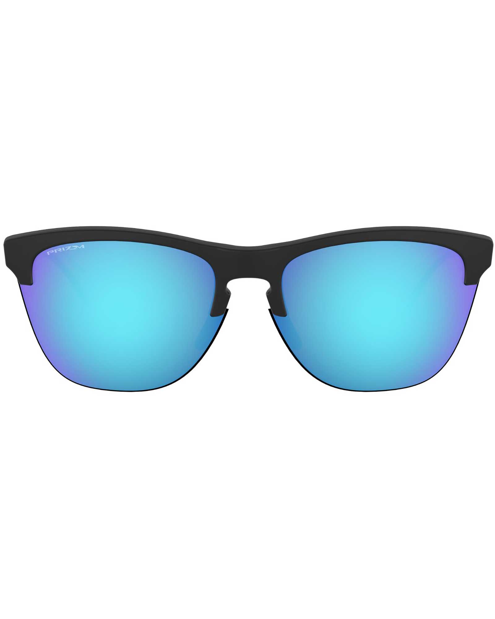 Oakley Frogskins Lite Matte Black / Prizm Sapphire Sunglasses - Matte Black