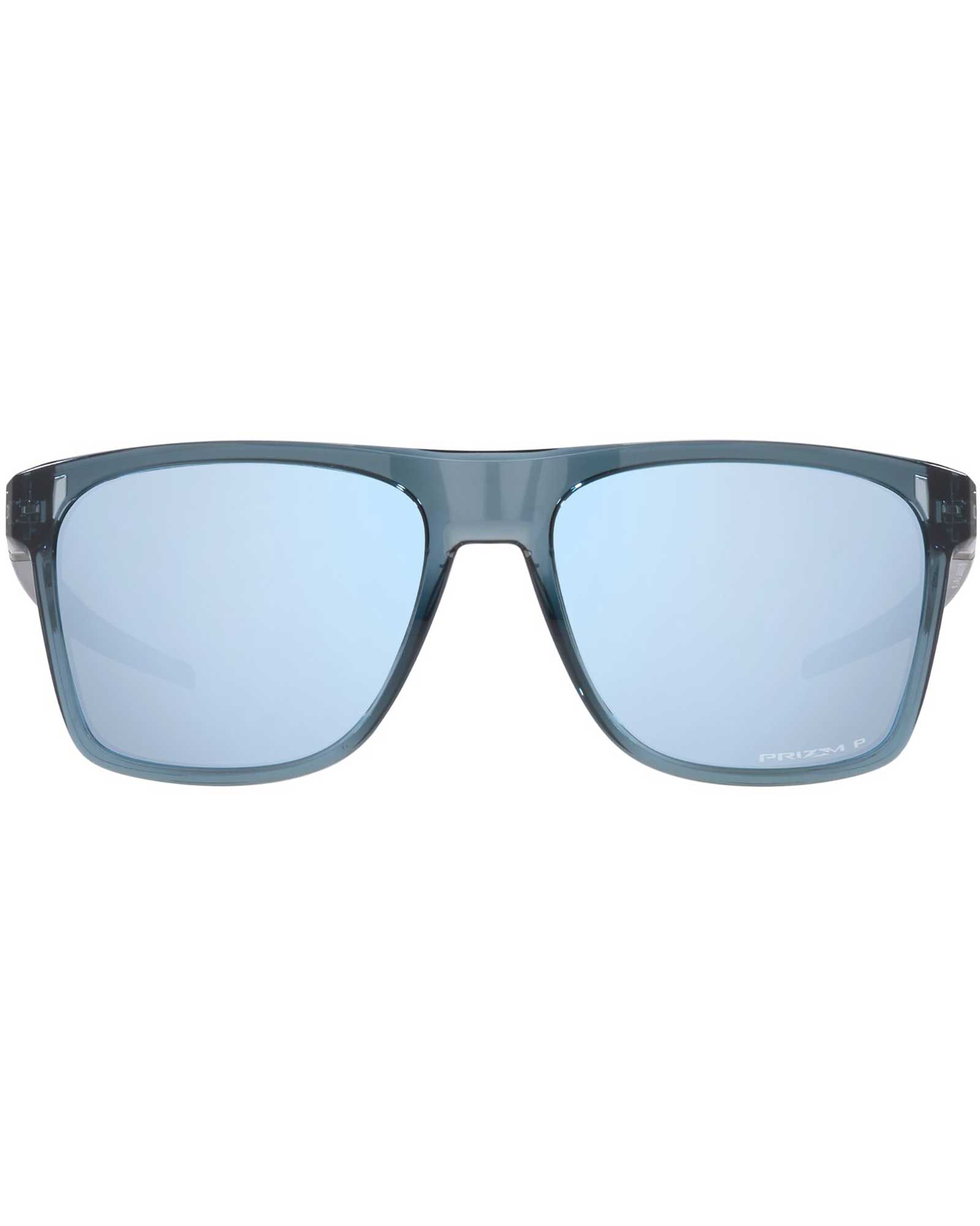 Oakley Leffingwell Crystal Black / Prizm Deep Water Polarized Sunglasses - Crystal Black