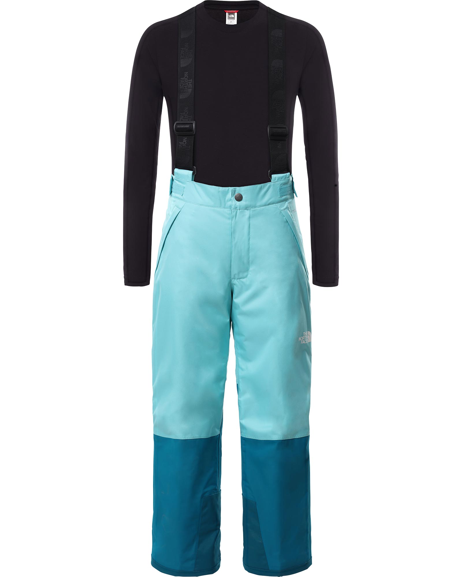 The North Face Snowquest Suspender Kids’ Pants - Transantarctic Blue XS