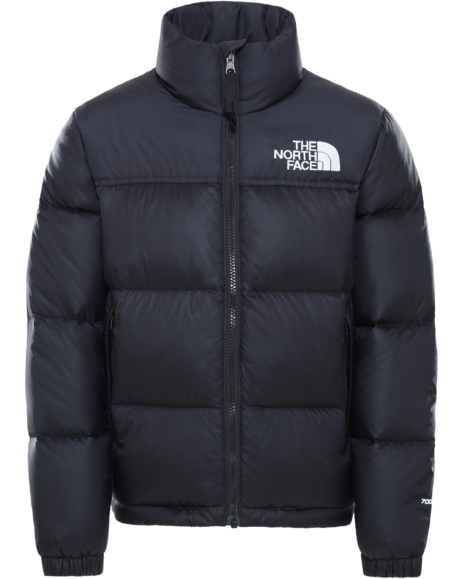 all black north face puffer jacket