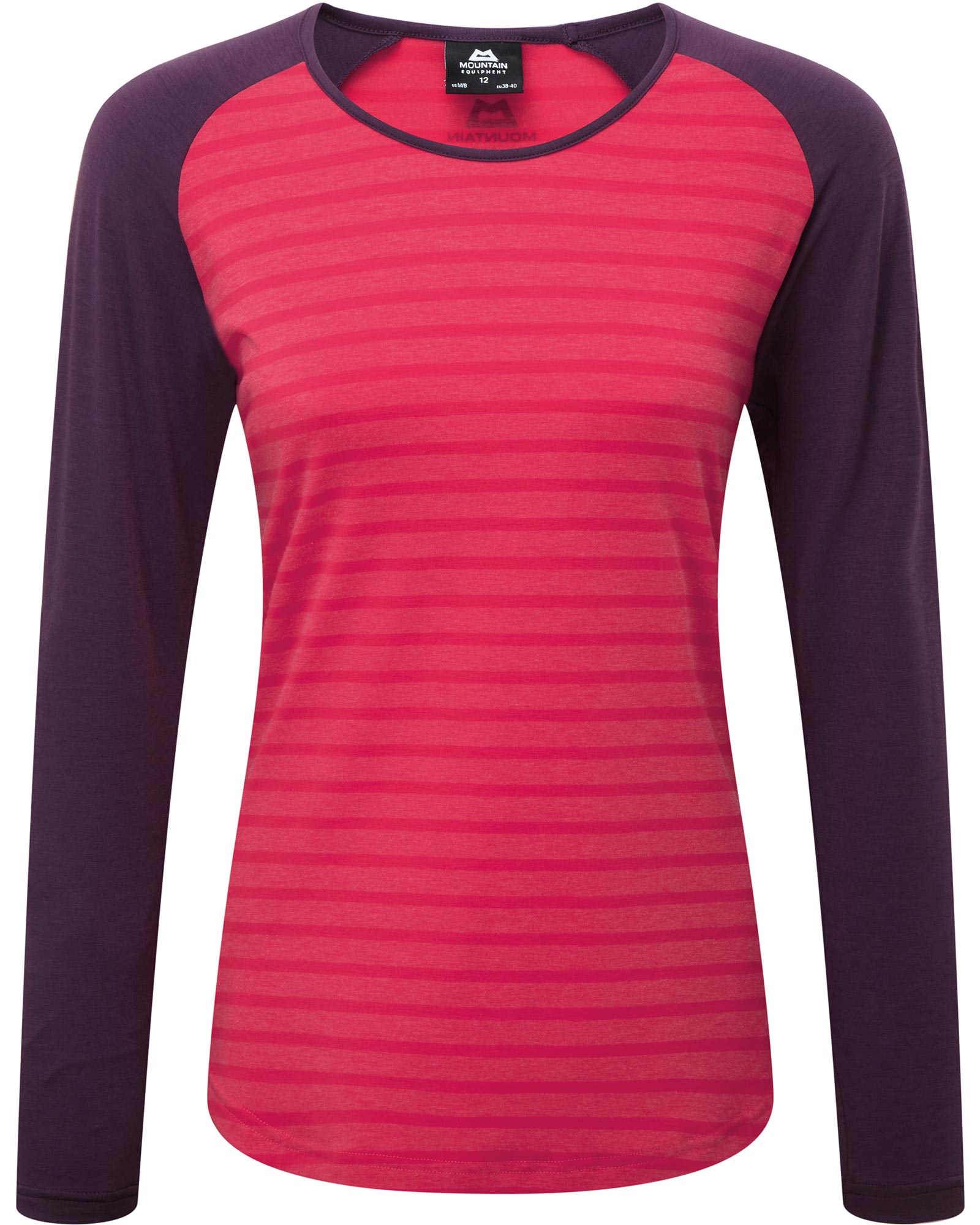 Mountain Equipment Redline Women’s T Shirt - Virtual Pink Stripe 8