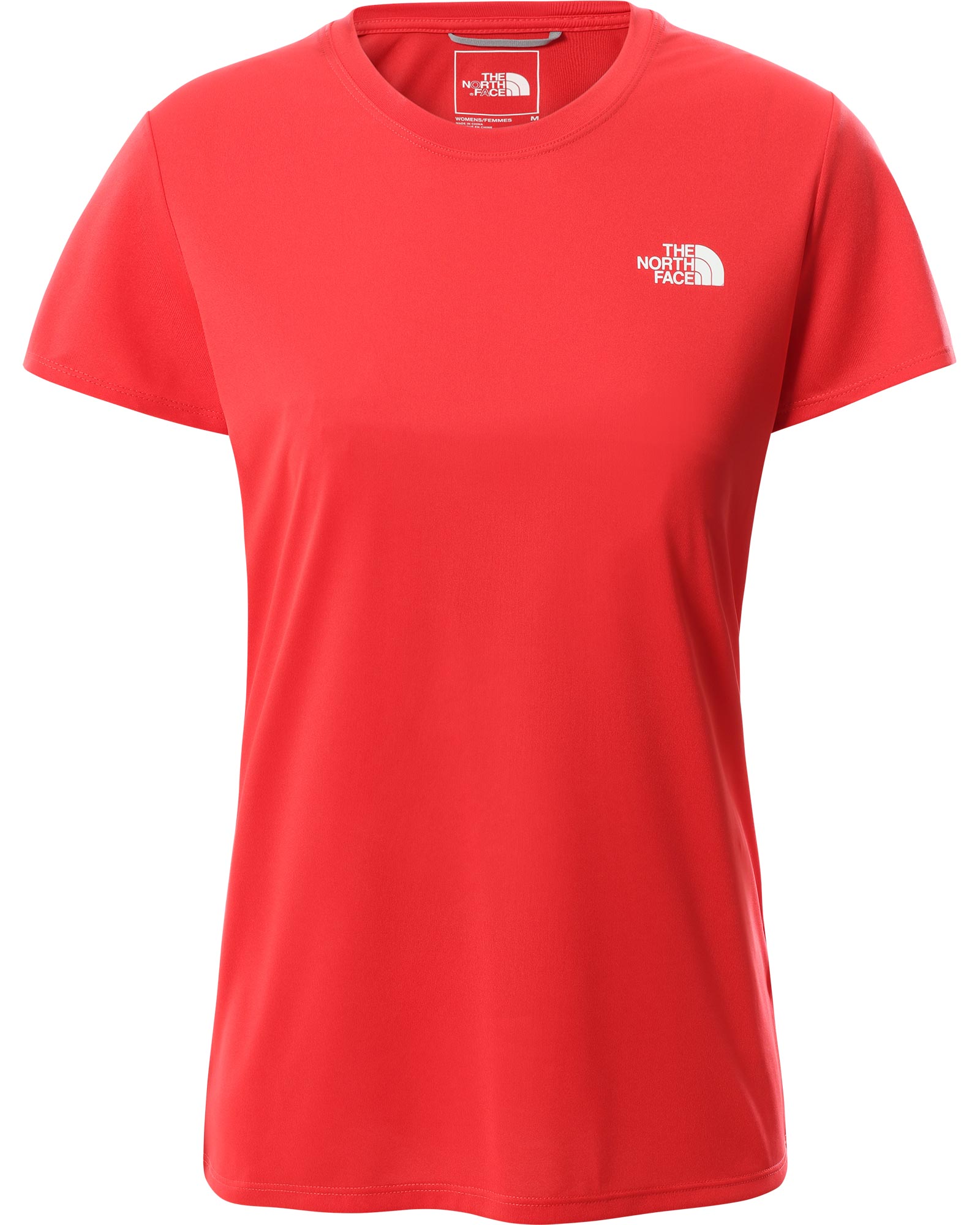 The North Face Reaxion Amp Women’s Crew T Shirt - Horizon Red M