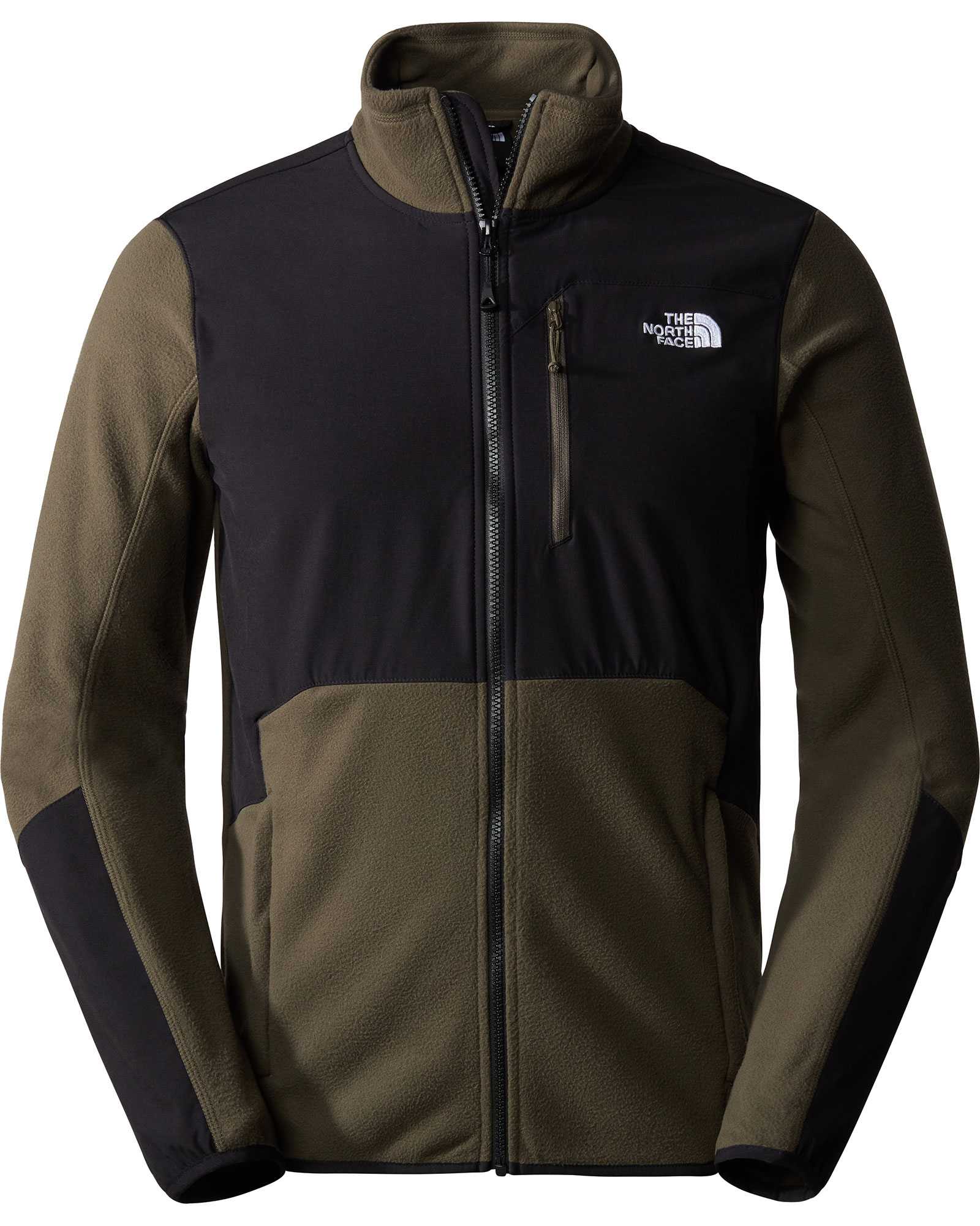 The North Face Glacier Pro Men’s Full Zip Jacket - New Taupe Green/TNF Black XL