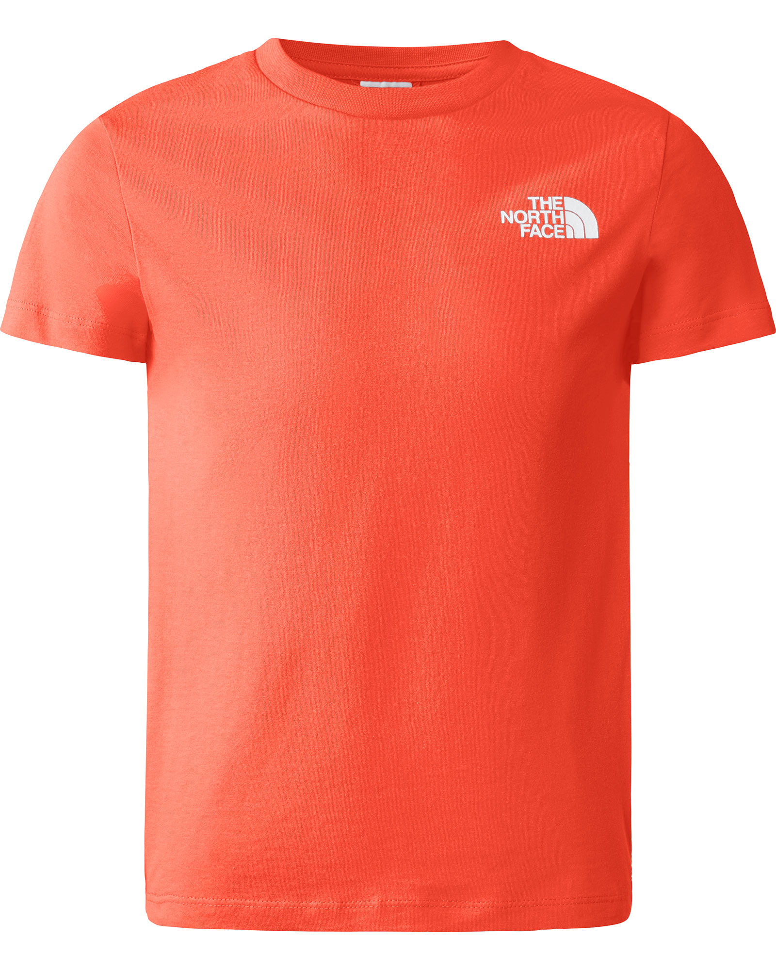 The North Face Youth Simple Dome T Shirt - Retro Orange L
