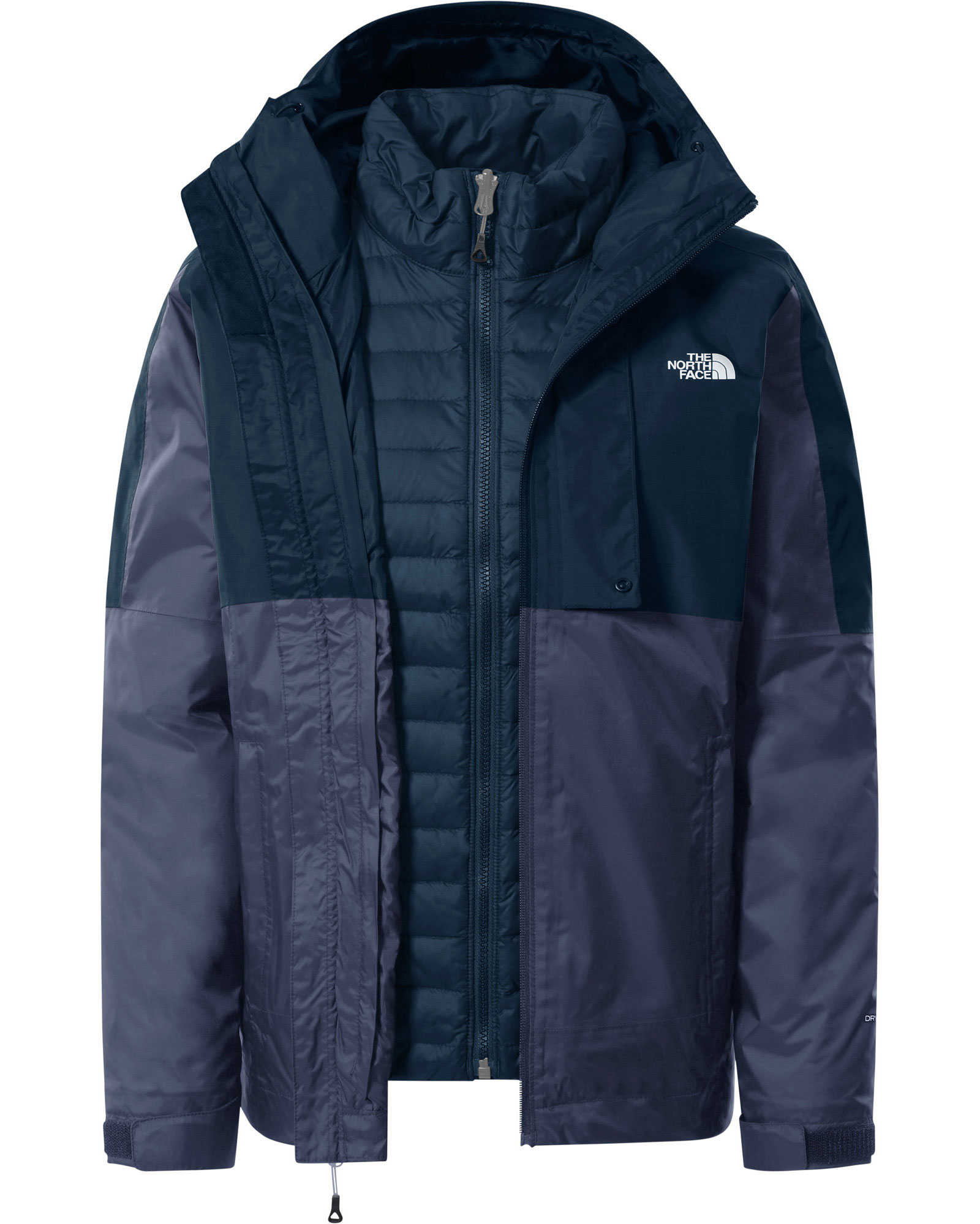 The North Face Down Insulated Triclimate Women’s Parka Jacket - Shady Blue M
