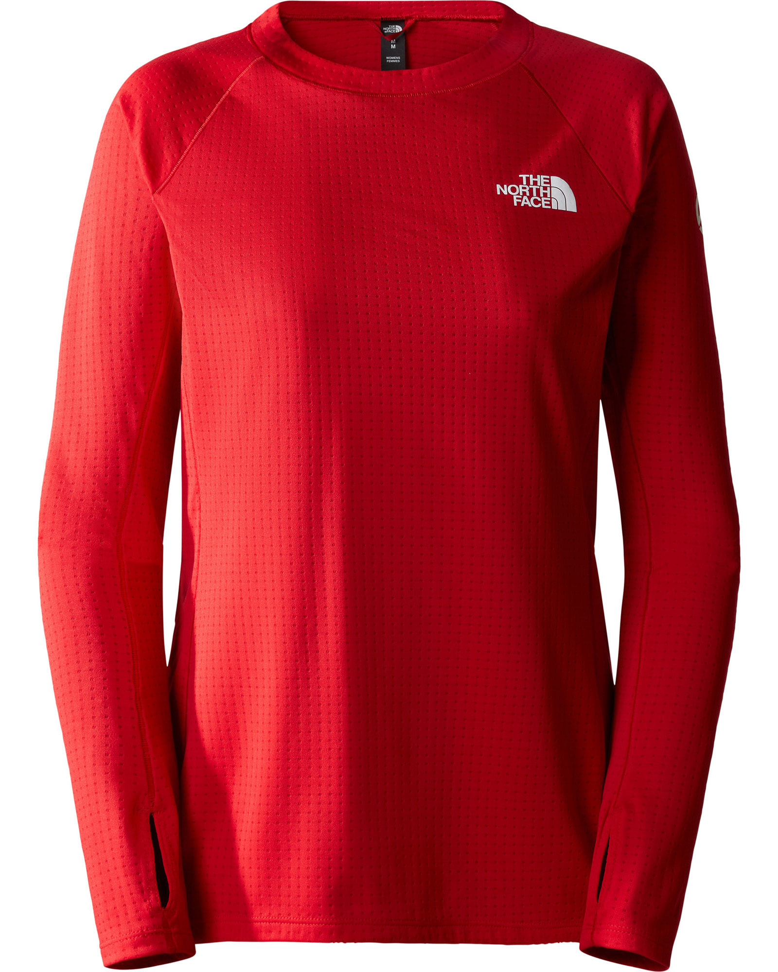 The North Face Summit Pro 120 Women’s Long Sleeve Crew T Shirt - TNF Red S