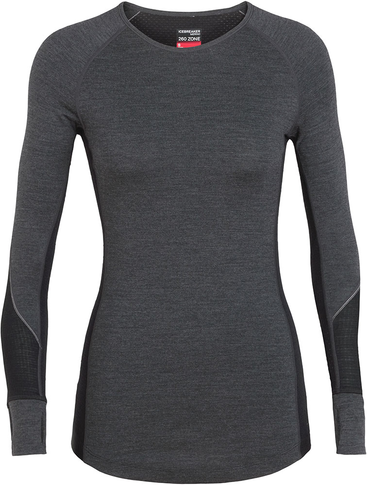 Icebreaker Women's Merino 260 Winter Zone L/S Crew