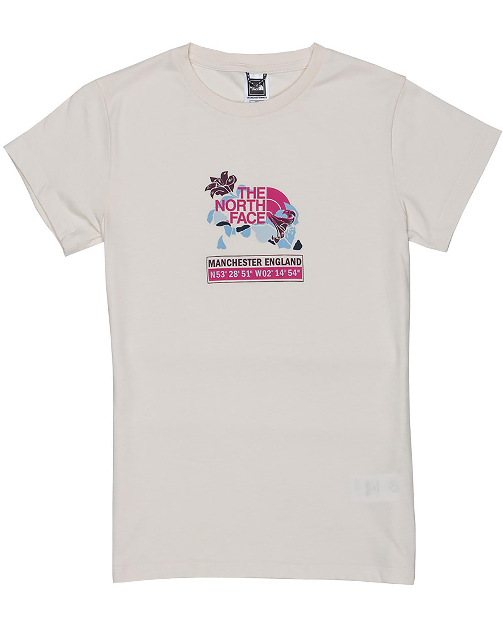 The North Face Manchester GPS Logo Women’s T Shirt - Cream S