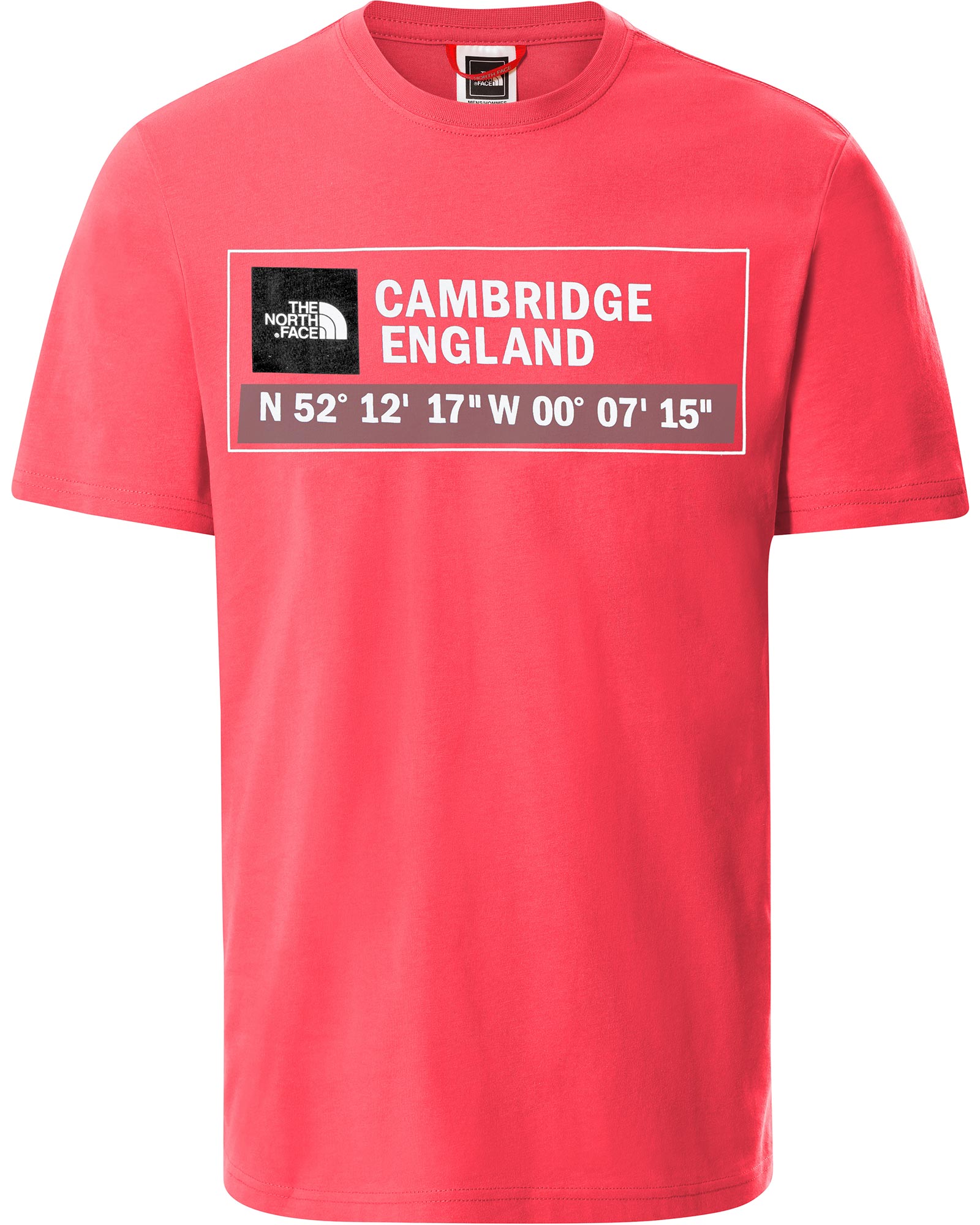 The North Face Cambridge GPS Logo Men’s T Shirt - TNF Red XL