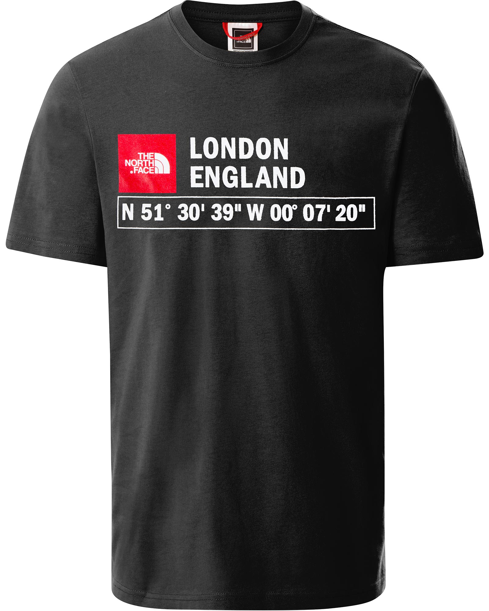 The North Face London GPS Logo Men’s T Shirt - TNF Black XS