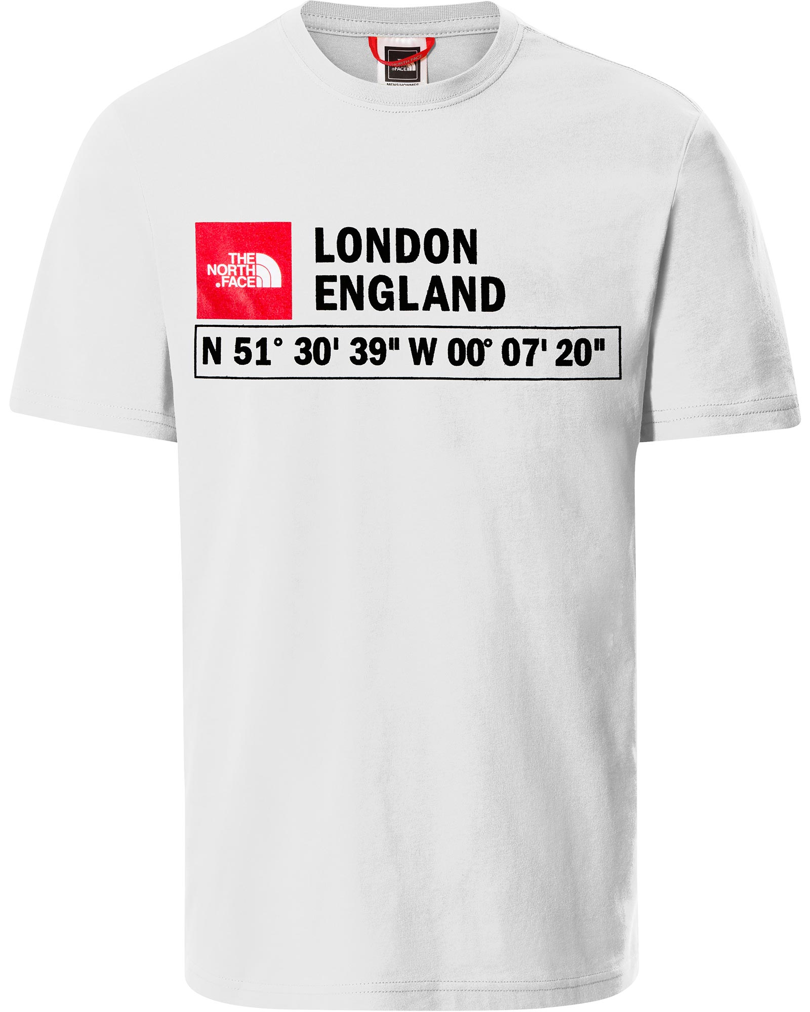 The North Face London GPS Logo Men’s T Shirt - TNF White S
