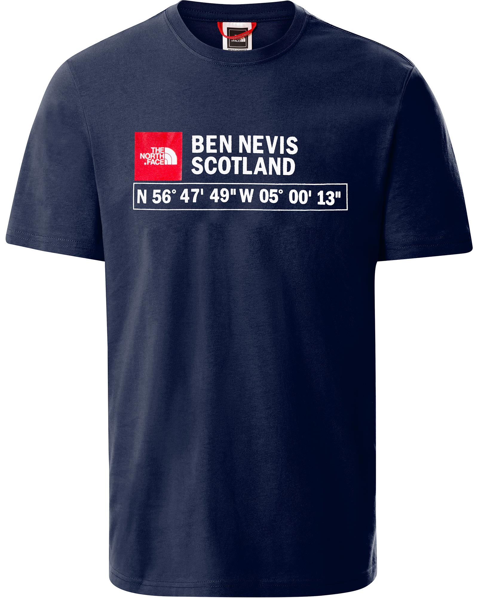The North Face Ben Nevis GPS Logo Men’s T Shirt - Urban Navy S