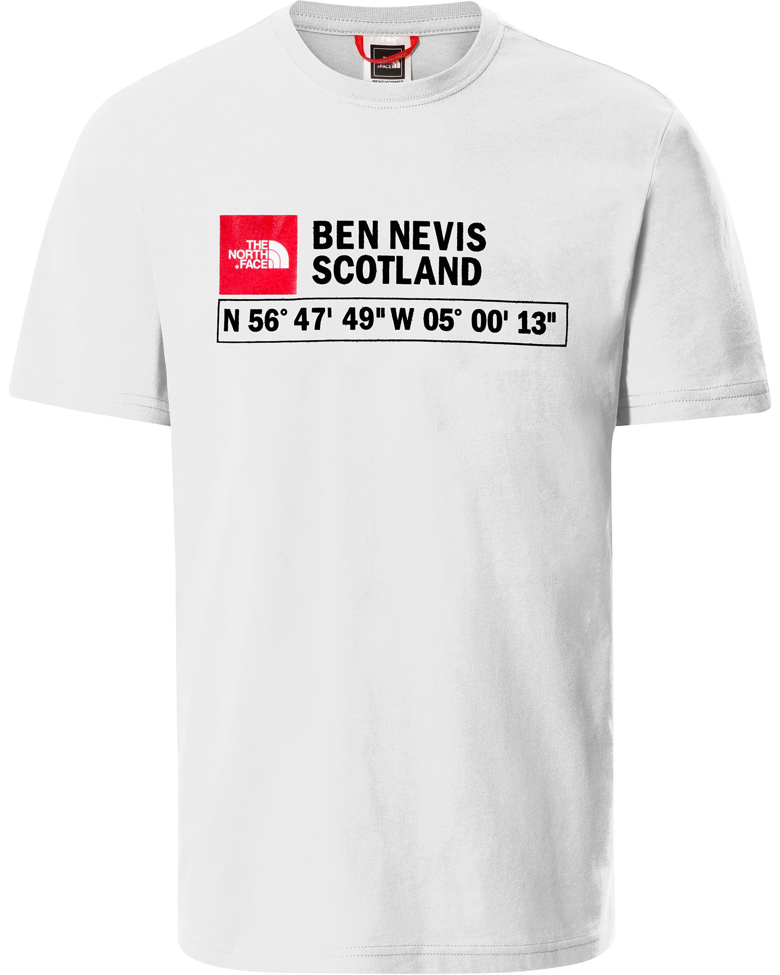 The North Face Ben Nevis GPS Logo Men’s T Shirt - TNF White S