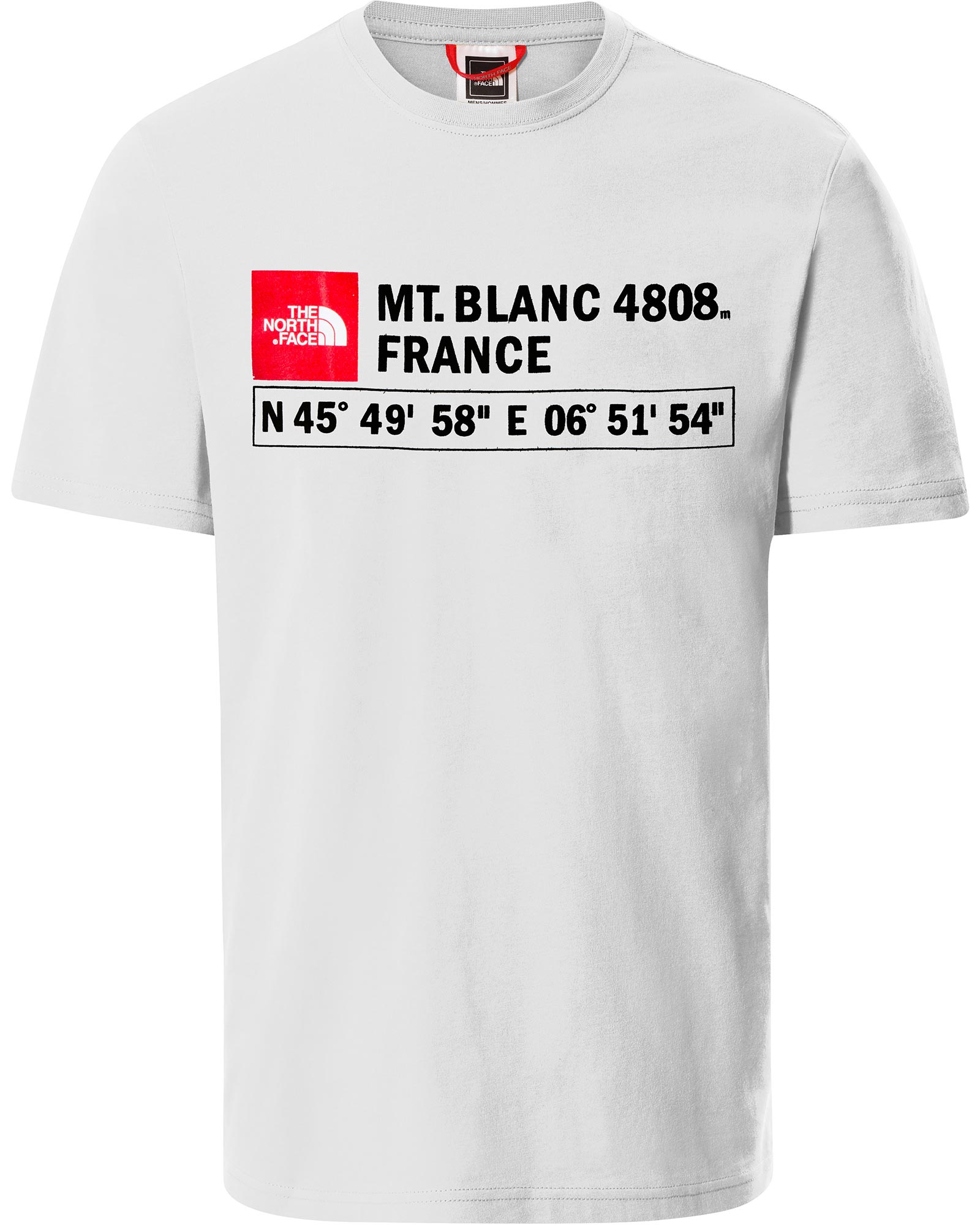 The North Face Mt Blanc GPS Men’s T Shirt - TNF White XS