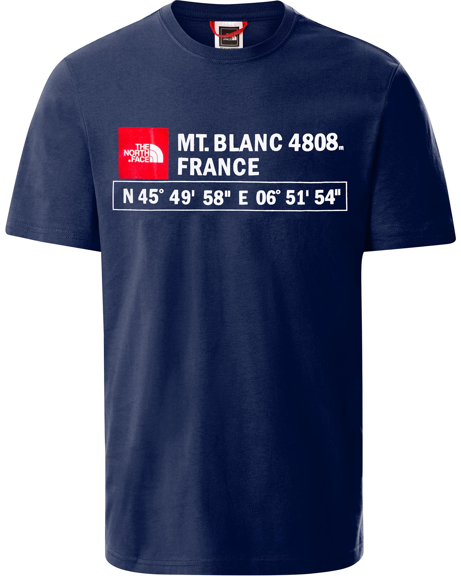 The North Face Mt Blanc GPS Men’s T Shirt - TNF Navy XS