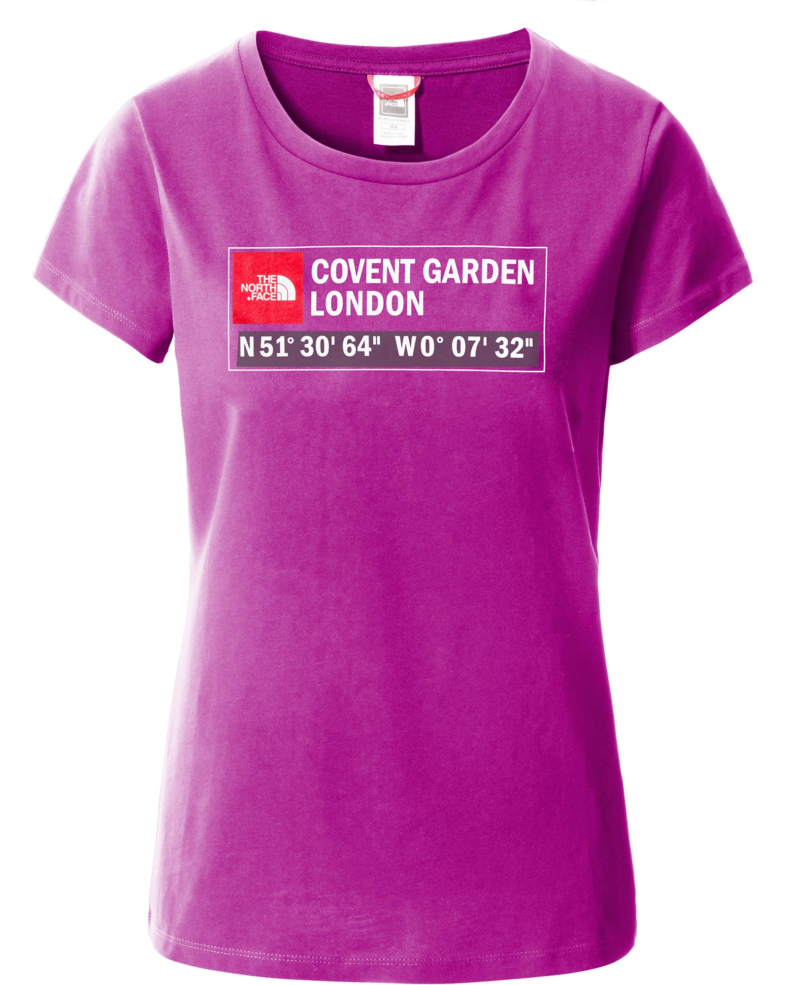 The North Face Covent Garden GPS Logo Women’s T Shirt - Magic Magenta L