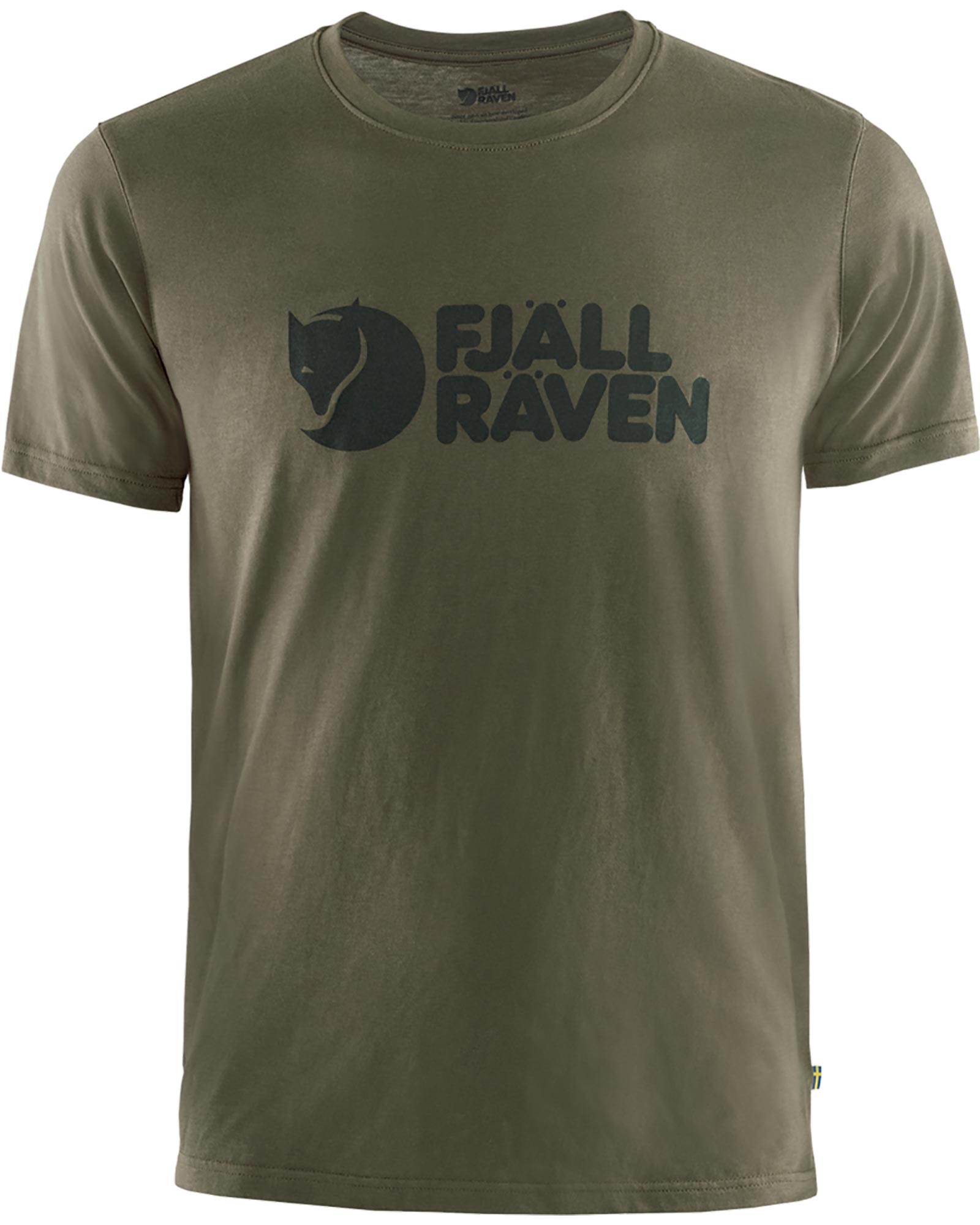 Fjallraven Logo Men’s T Shirt - Dark Olive XL