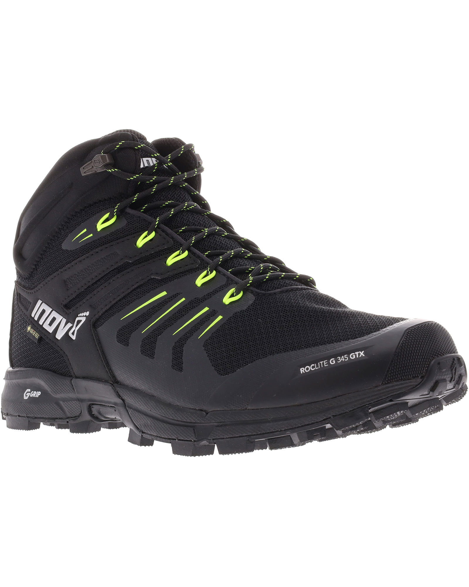 Inov 8 Roclite G 345 V2 GORE TEX Men’s Boots - Black/Lime UK 8.5