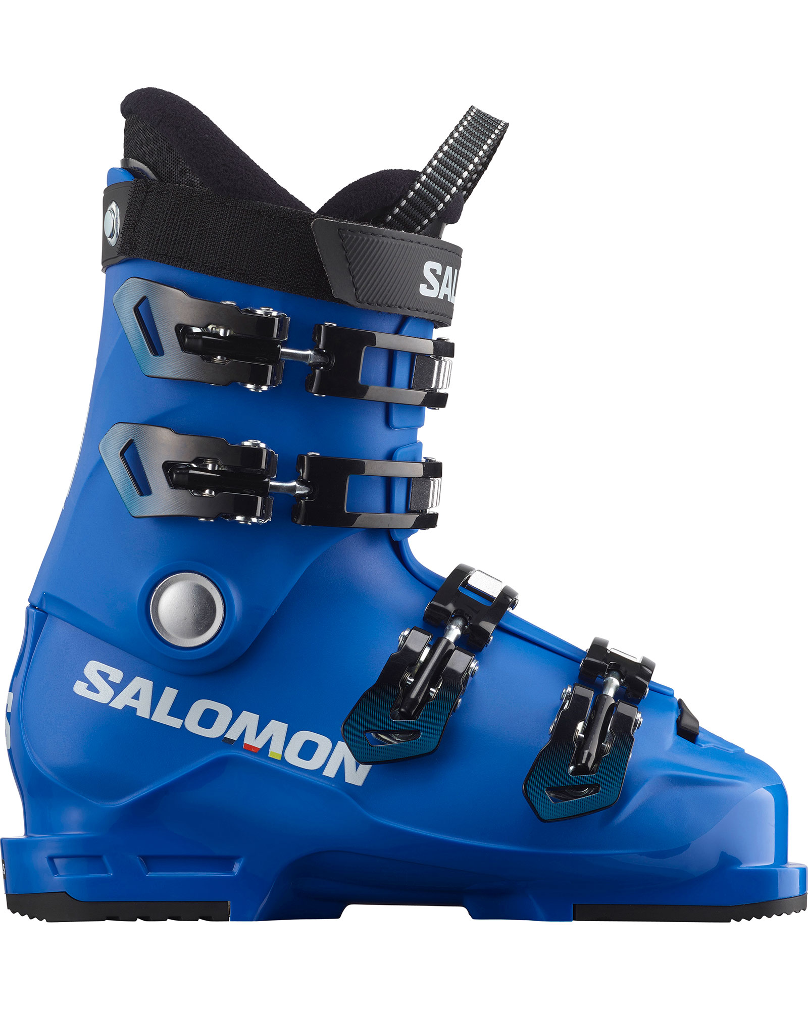 Salomon S/Race 60T L (size 25.0 and over) Youth Ski Boots 2024 - Race Blue/White/Process Blue MP 25.0