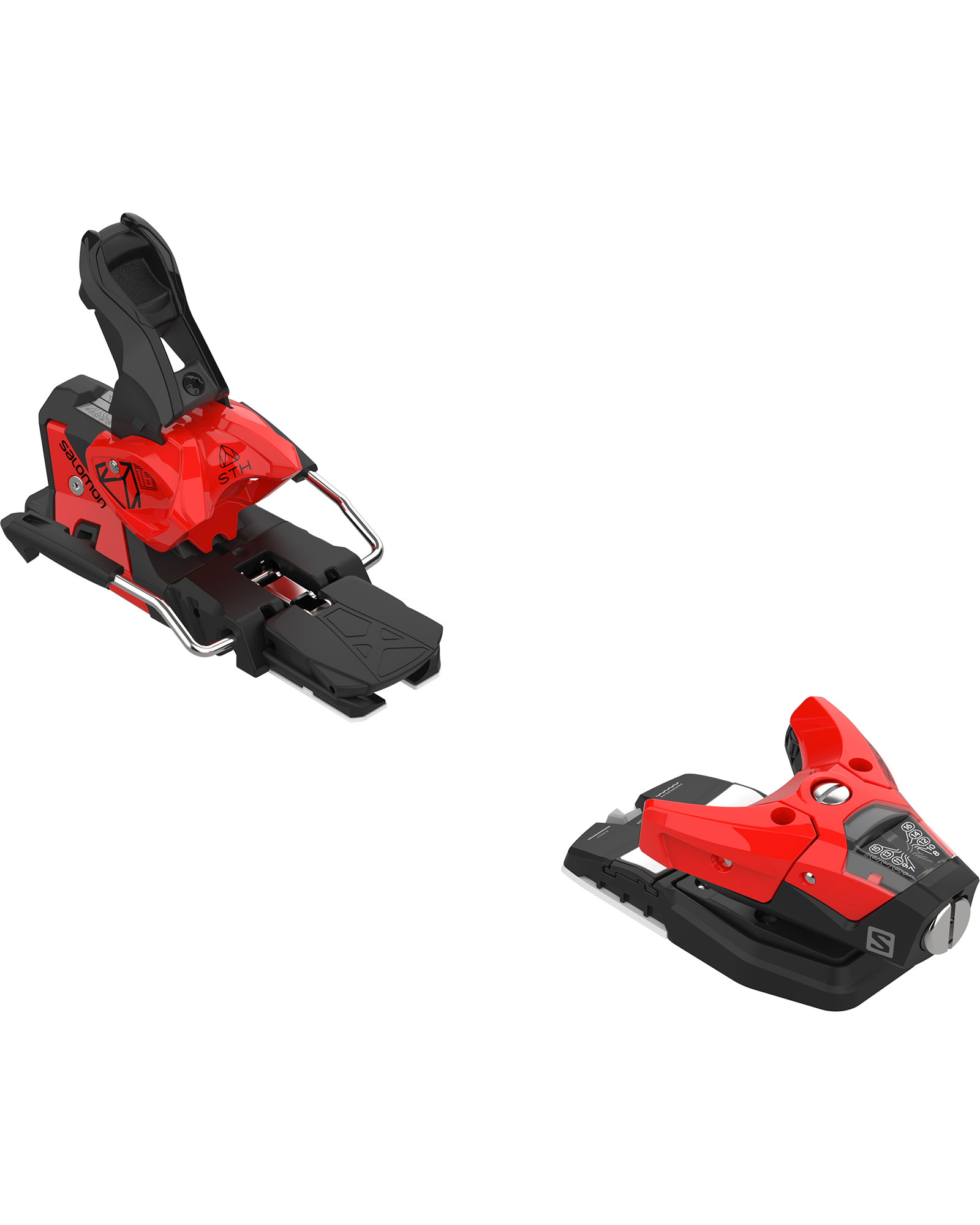 Salomon STH2 MNC 16 Ski Bindings 2023 - Red 115mm