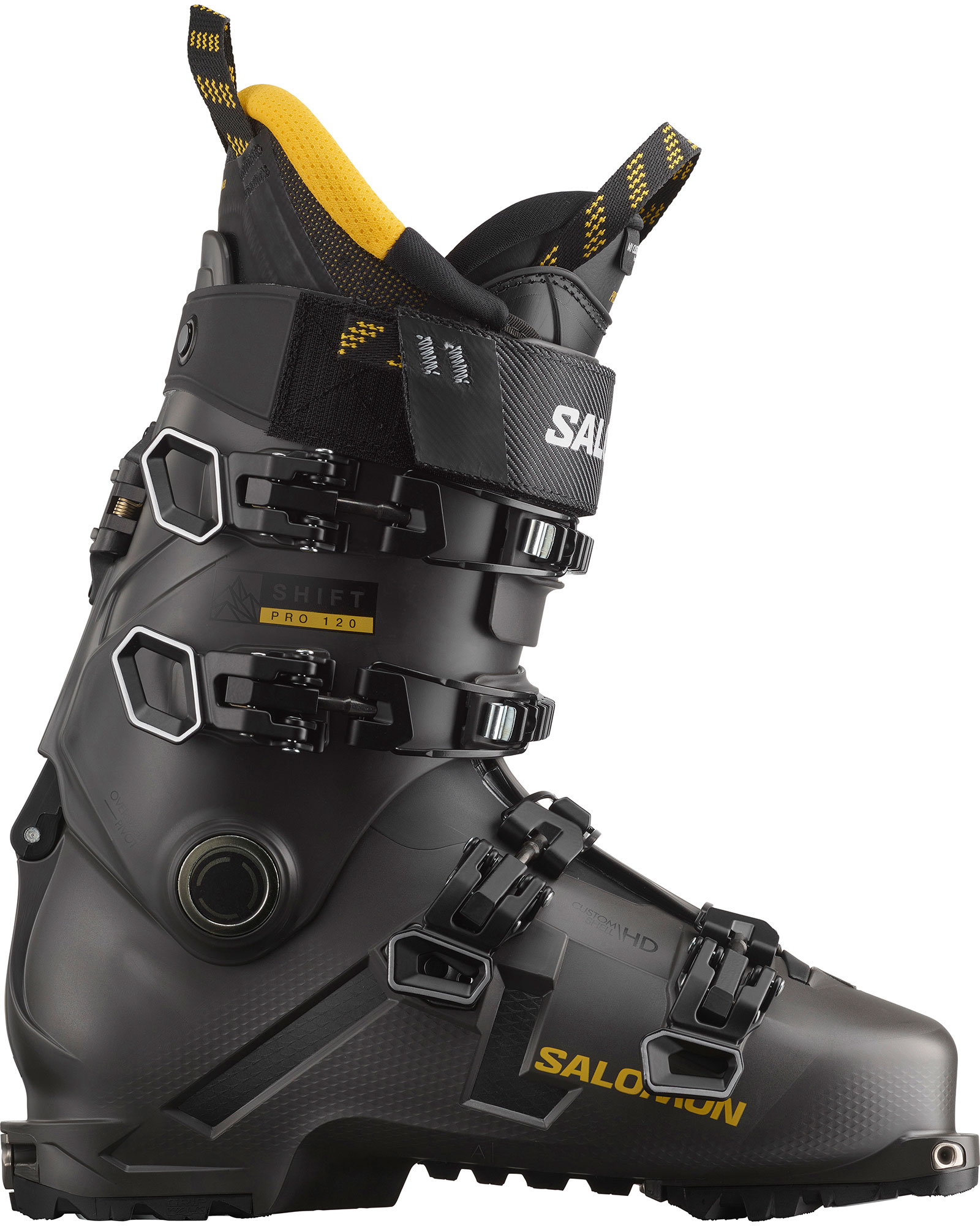 Salomon Shift Pro 120 Men’s Ski Boots 2024 - Belluga/Pastel Neon Green MP 26.5