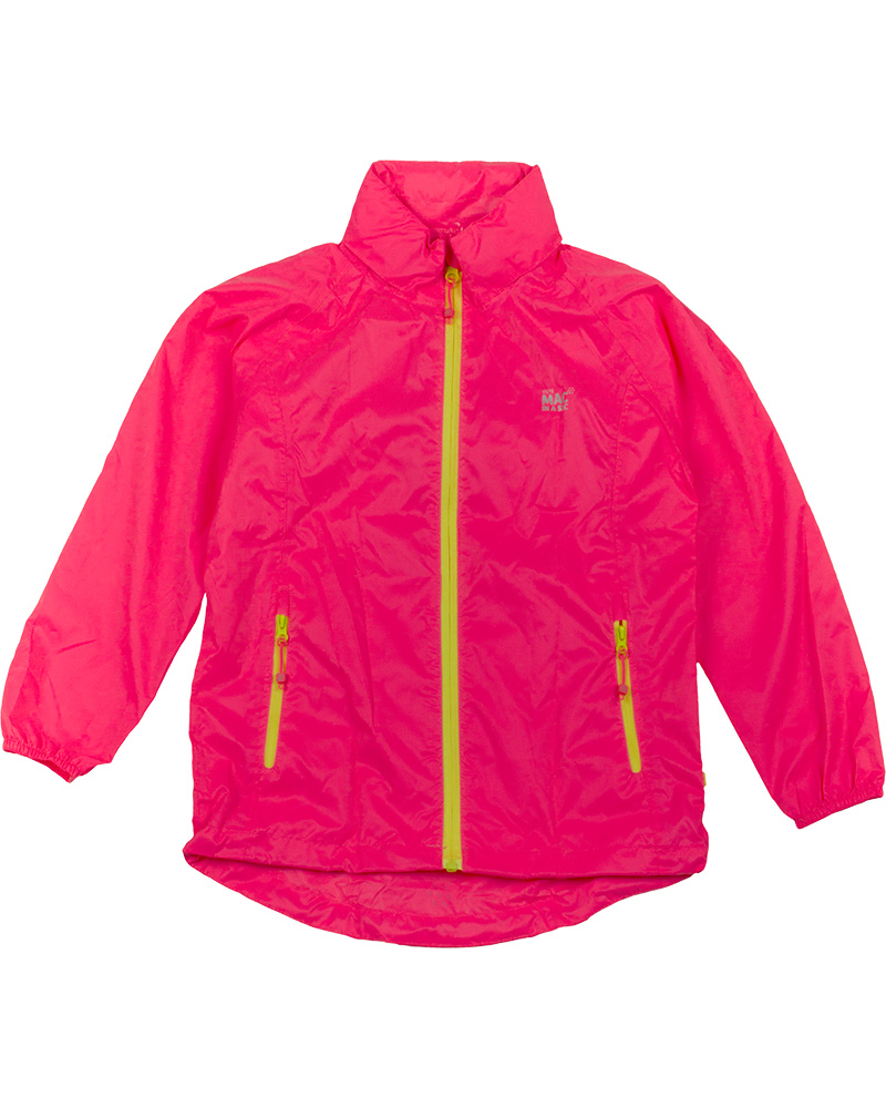 Target Dry Mac in a Sac MINI Neon Packable Waterproof Jacket - Neon Pink 8-10 Years