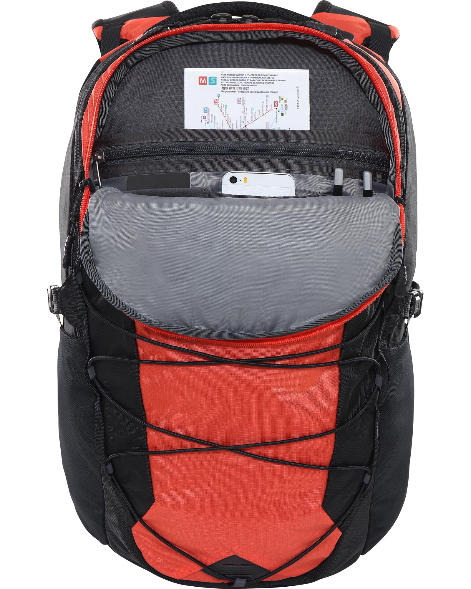 north face borealis inside