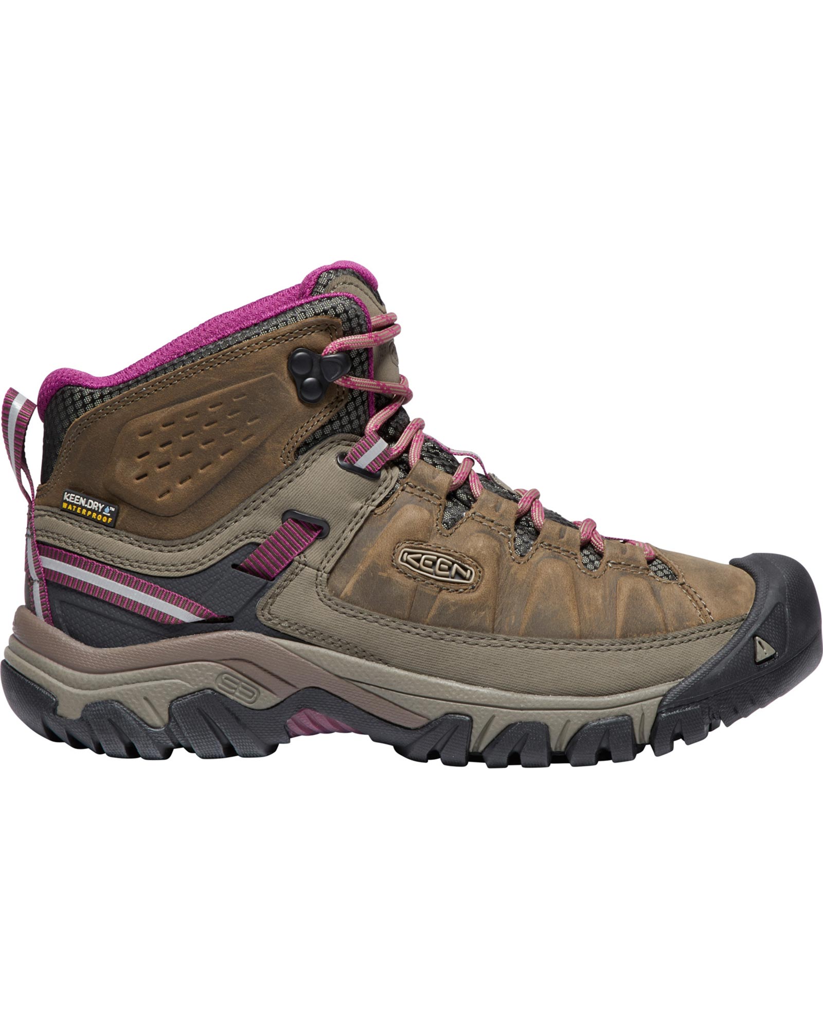 Keen Targhee III Women’s Mid Waterproof Boots - Weiss/Boysenberry UK 6.5