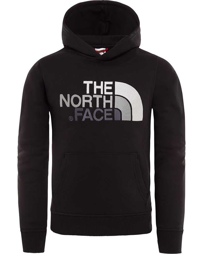 The North Face Drew Peak Kids’ Hoodie - TNF Black/Mid Grey S