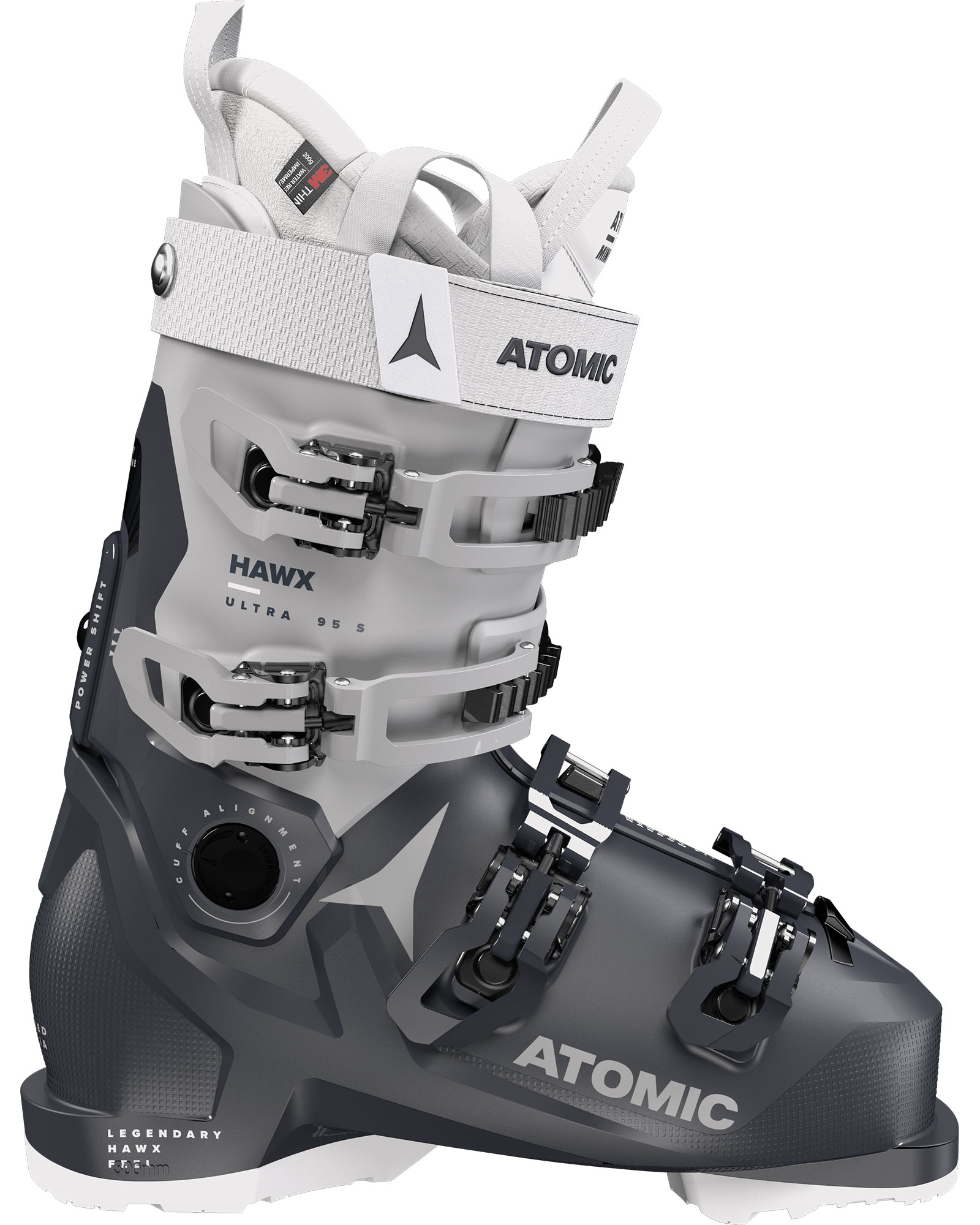 Atomic Hawx Ultra 95 S GW Women’s Ski Boots 2023 - Grey/Blue/Light Grey/White MP 26.0