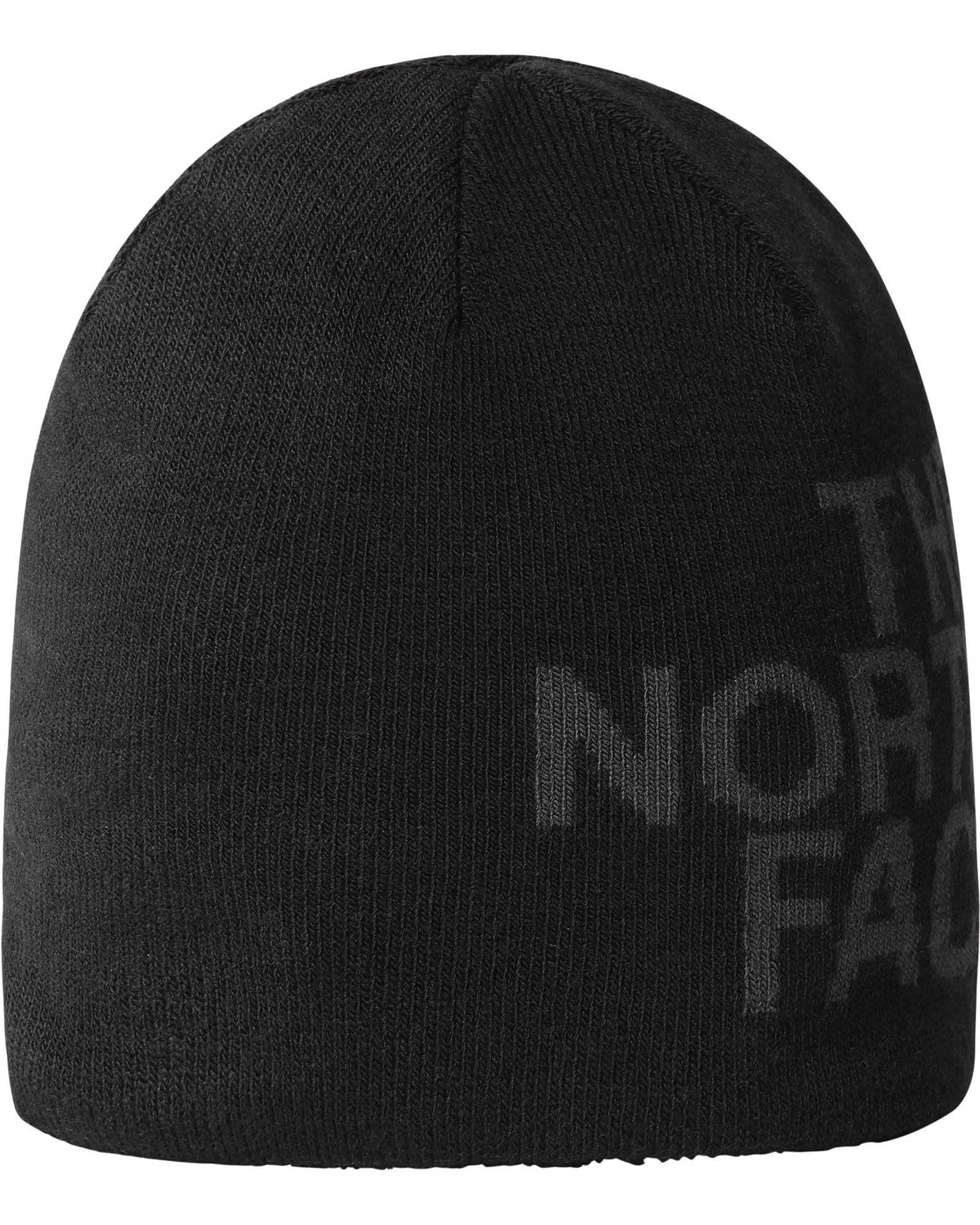 The North Face Reversible TNF Banner Beanie - TNF Black/Asphalt