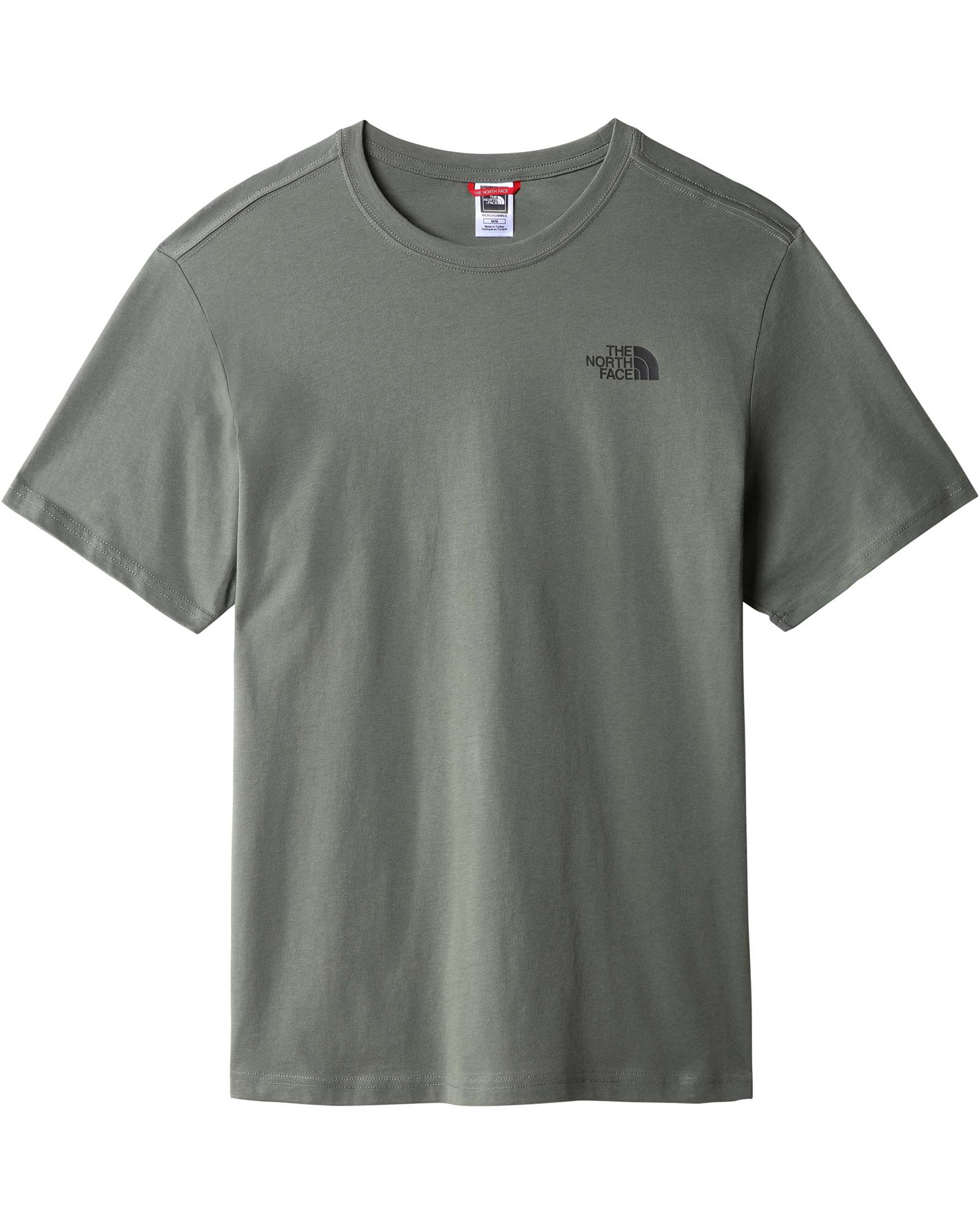 The North Face Red Box Men’s T Shirt - Thyme/TNF Black XS