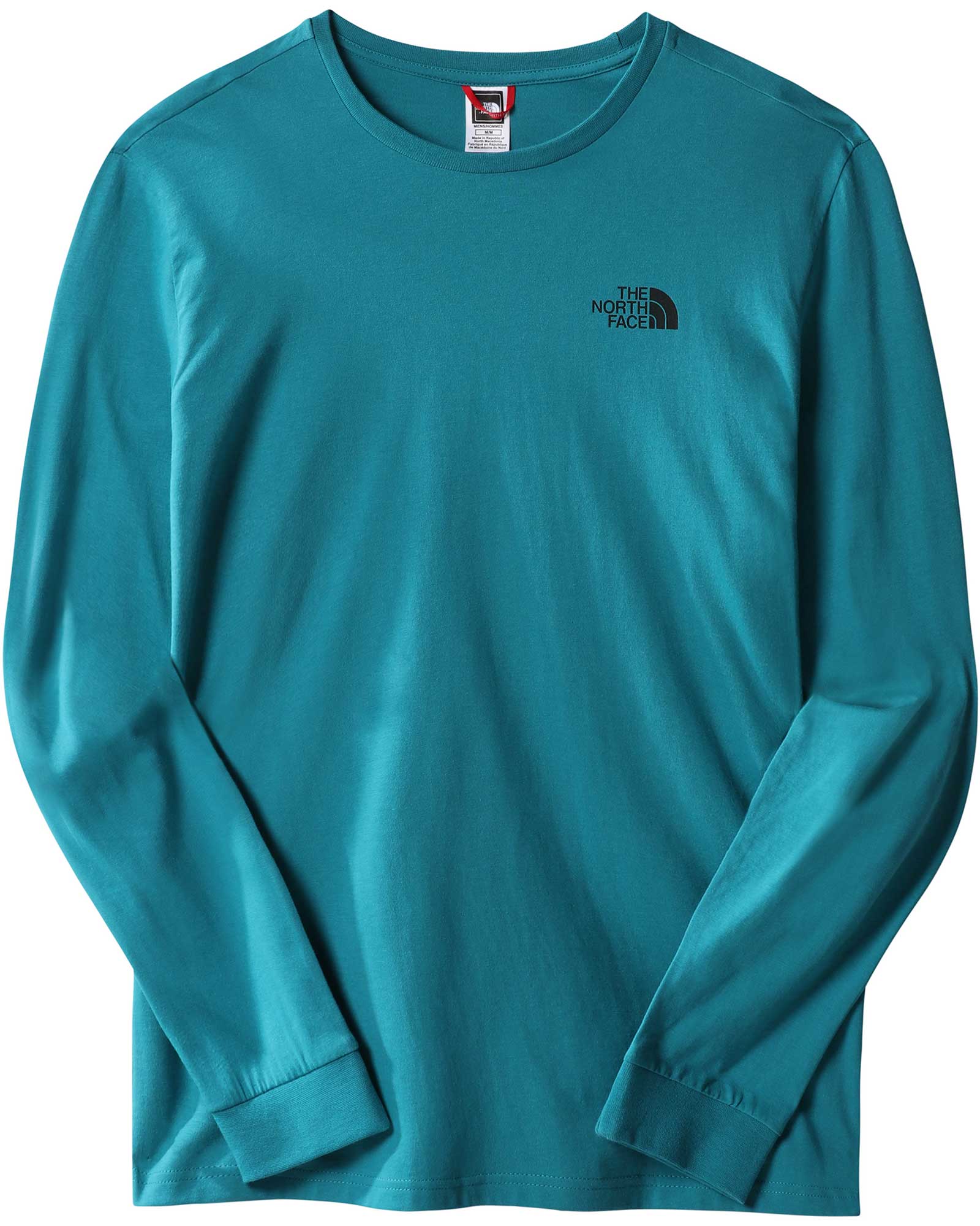 The North Face Simple Dome Men’s Long Sleeve T Shirt - Harbor Blue M