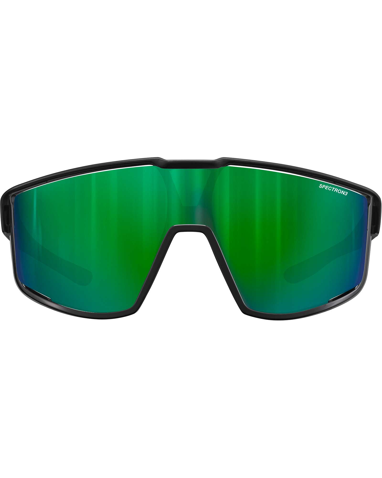 Julbo Fury Shiny Black/Green / Spectron 3 Sunglasses - Shiny Black/Green