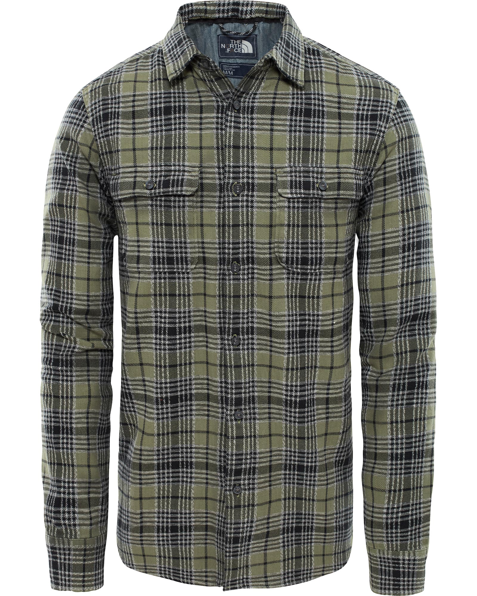 The North Face Arroyo Flannel Men’s Long Sleeve Shirt - Four Leaf Clover S