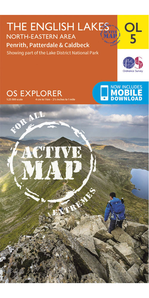 Ordnance Survey The English Lakes   North Eastern Area   OS Explorer Active OL5 Map