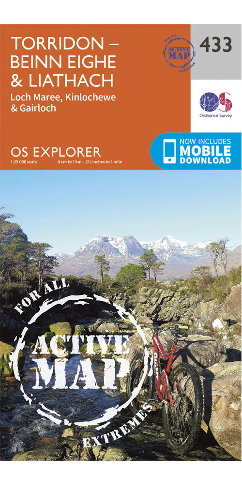 Ordnance Survey Torridon   Beinn Eighe & Liathach   OS Explorer Active 433 Map